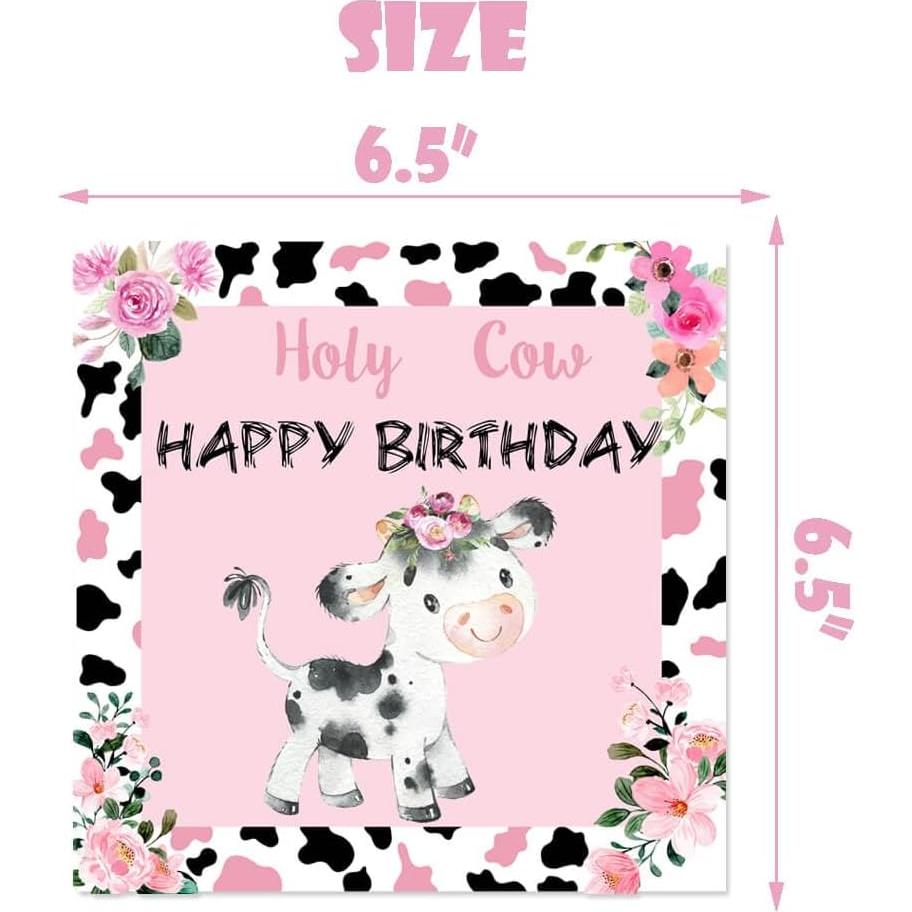 Set de Fiesta de Cumpleaños Sagrada Vaca 80 Piezas Letromp