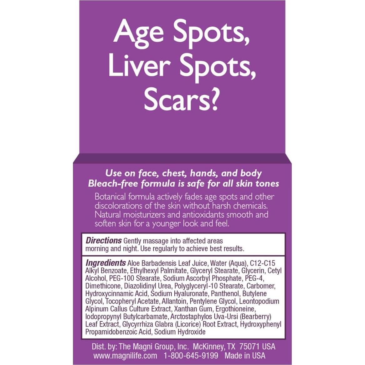 Crema Aclaradora MagniLife 56.7g - Anti Manchas y Descoloración