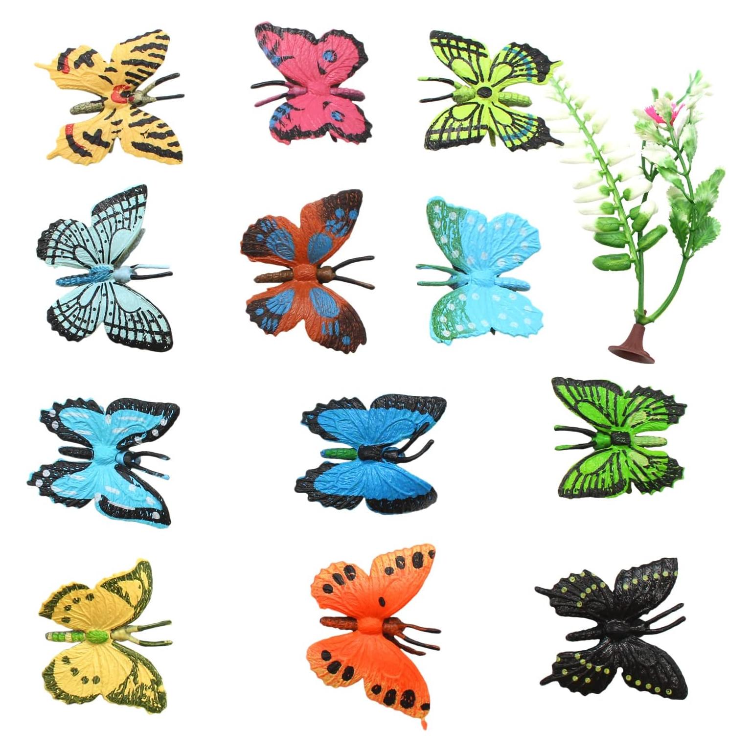 Figuras de Acción Mariposas 12pcs SmilerSmile Decoración