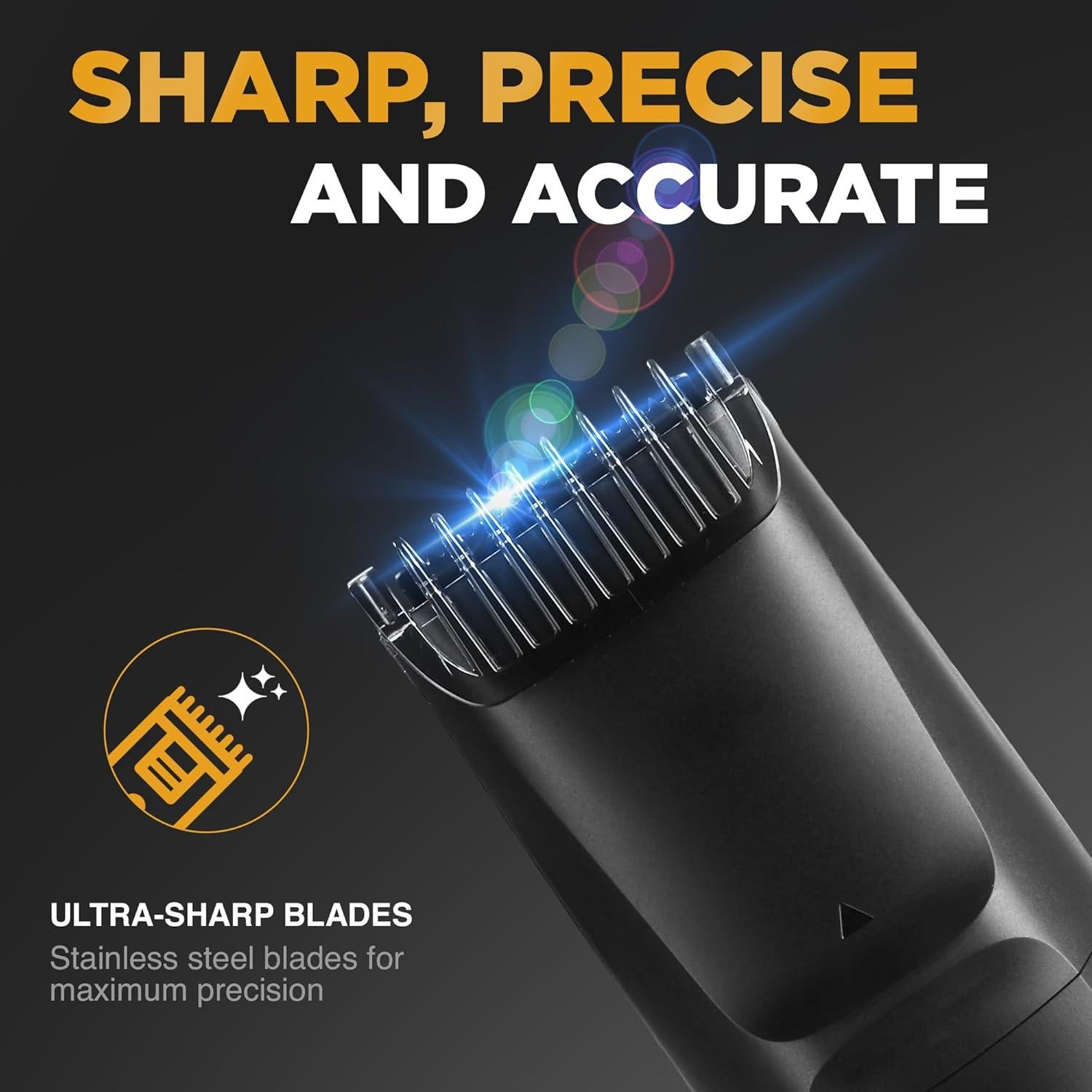 Recortadora de Barba Vacutrim Sin Cable 20 Longitudes Negra