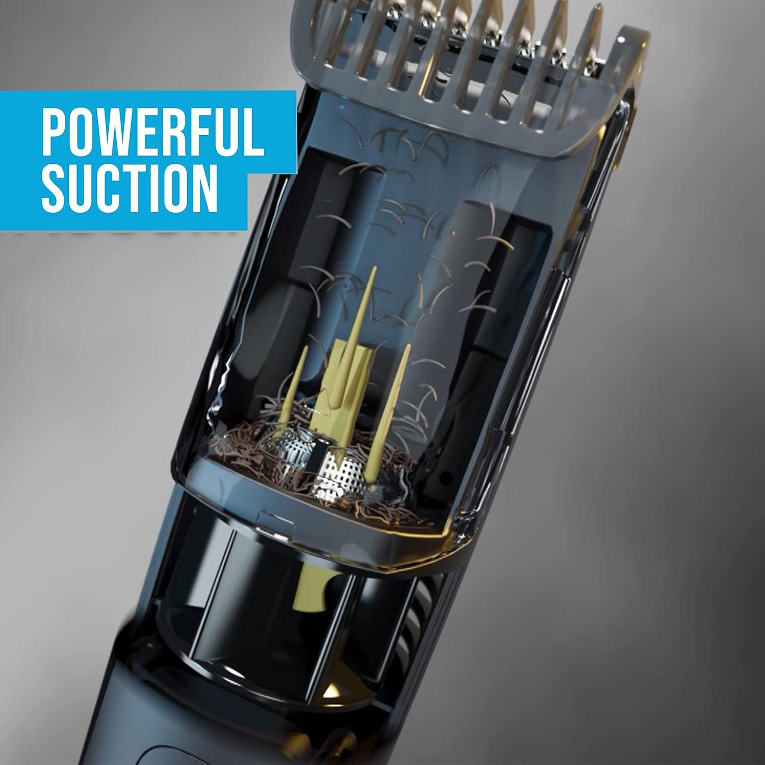 Recortadora de Barba Vacutrim Sin Cable 20 Longitudes Negra