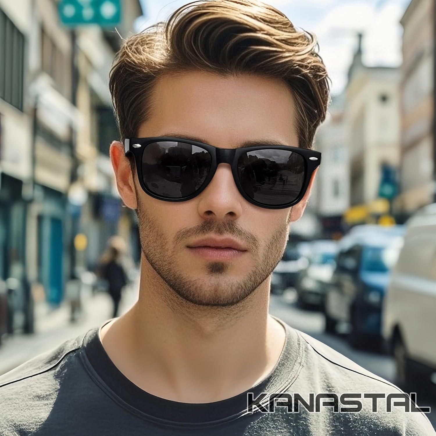 Gafas de sol polarizadas KANASTAL cuadradas UV400 unisex