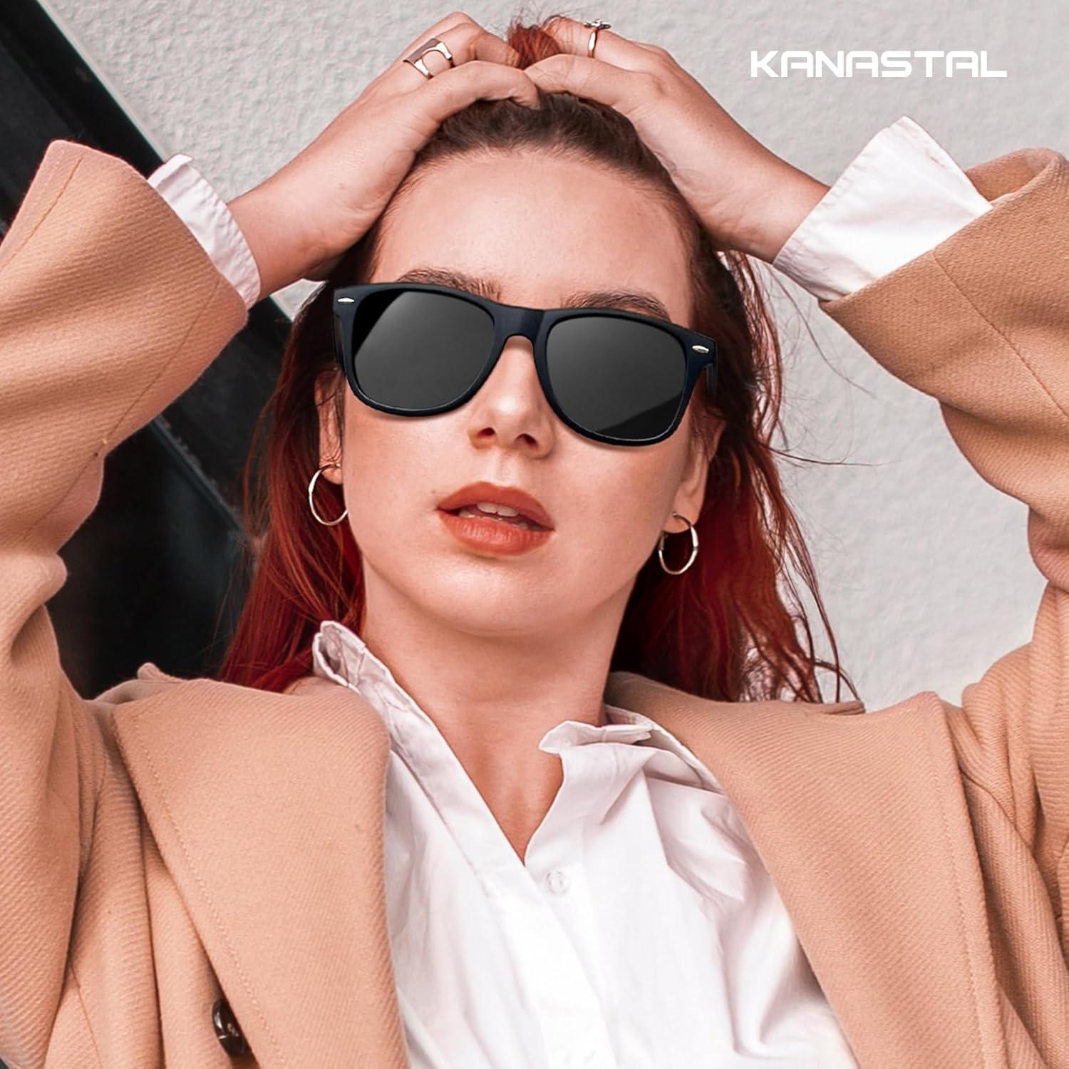 Gafas de sol polarizadas KANASTAL cuadradas UV400 unisex