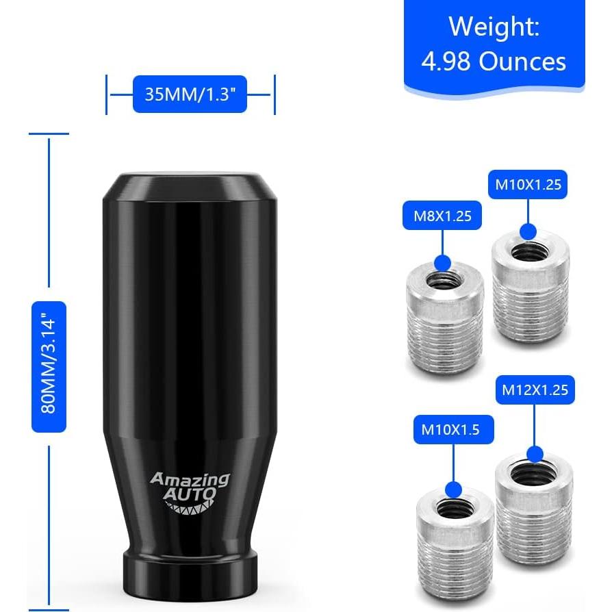 Palanca de Cambio Manual Universal Amazing AUTO Negra 6 Velocidades