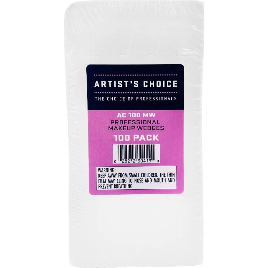 Esponjas de Maquillaje Artist's Choice 100 Unidades Sin Látex