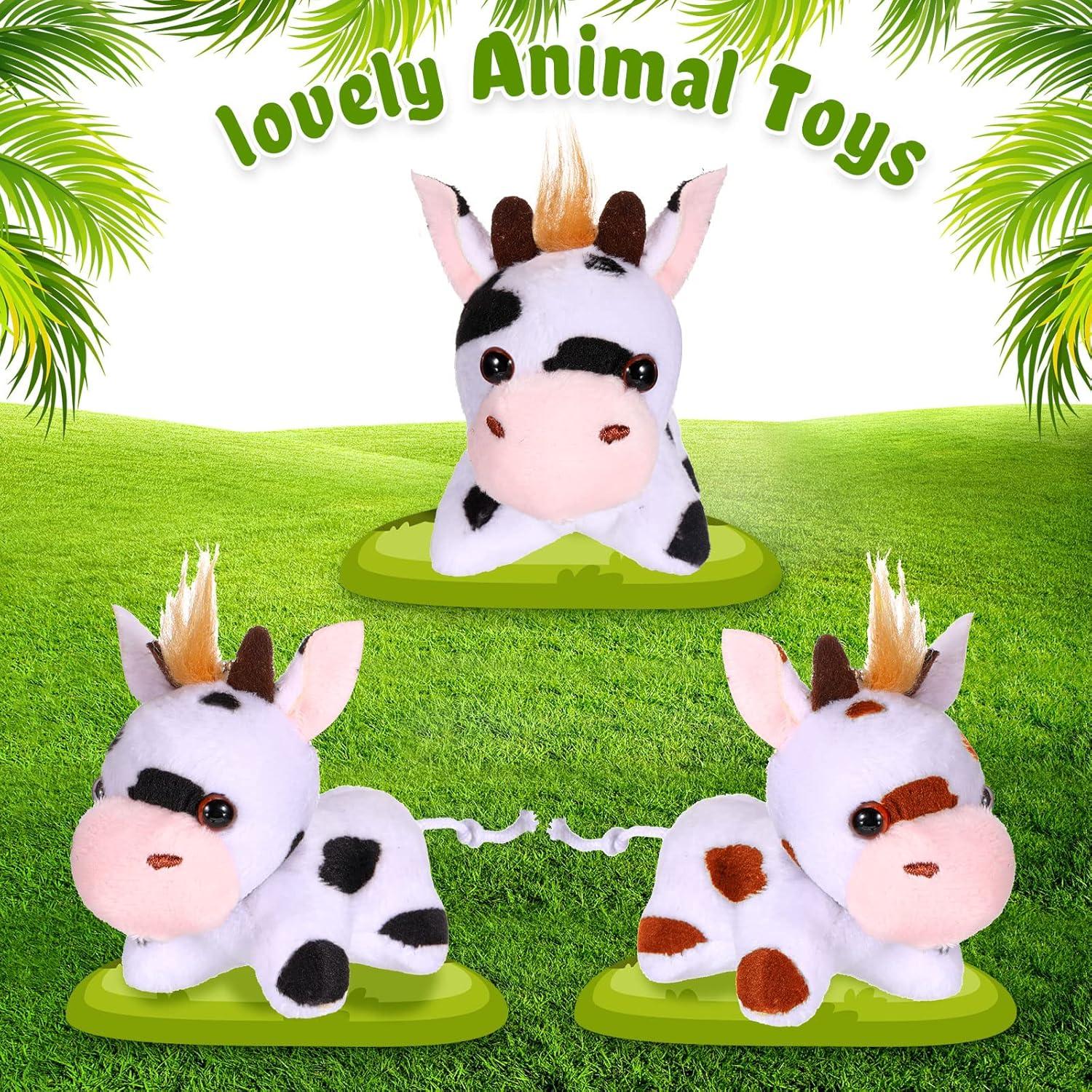 Juguetes de Peluche Vacas Zomiboo - 12 Piezas 8.13 cm