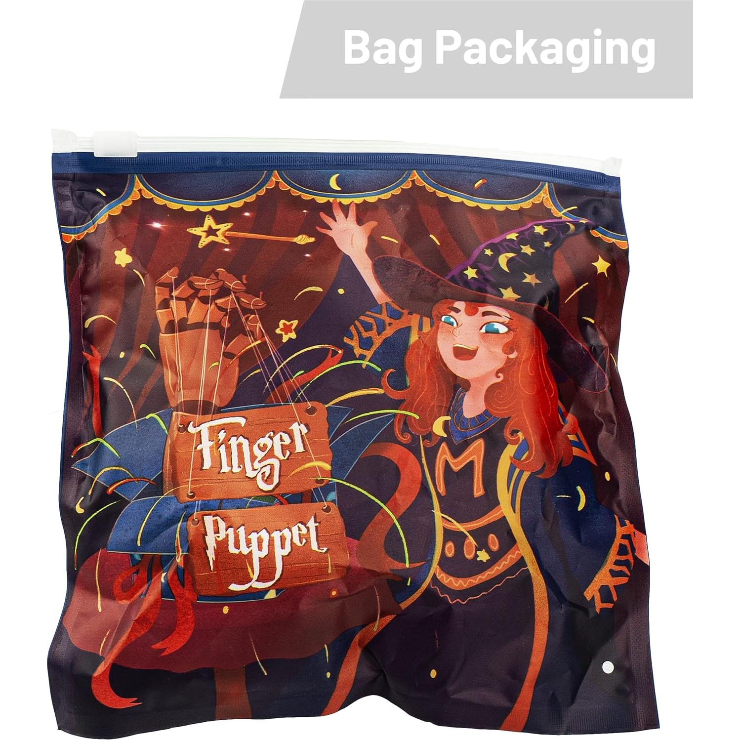 Conjunto de Marionetas de Dedos AQKILO Tiburón 5 Piezas