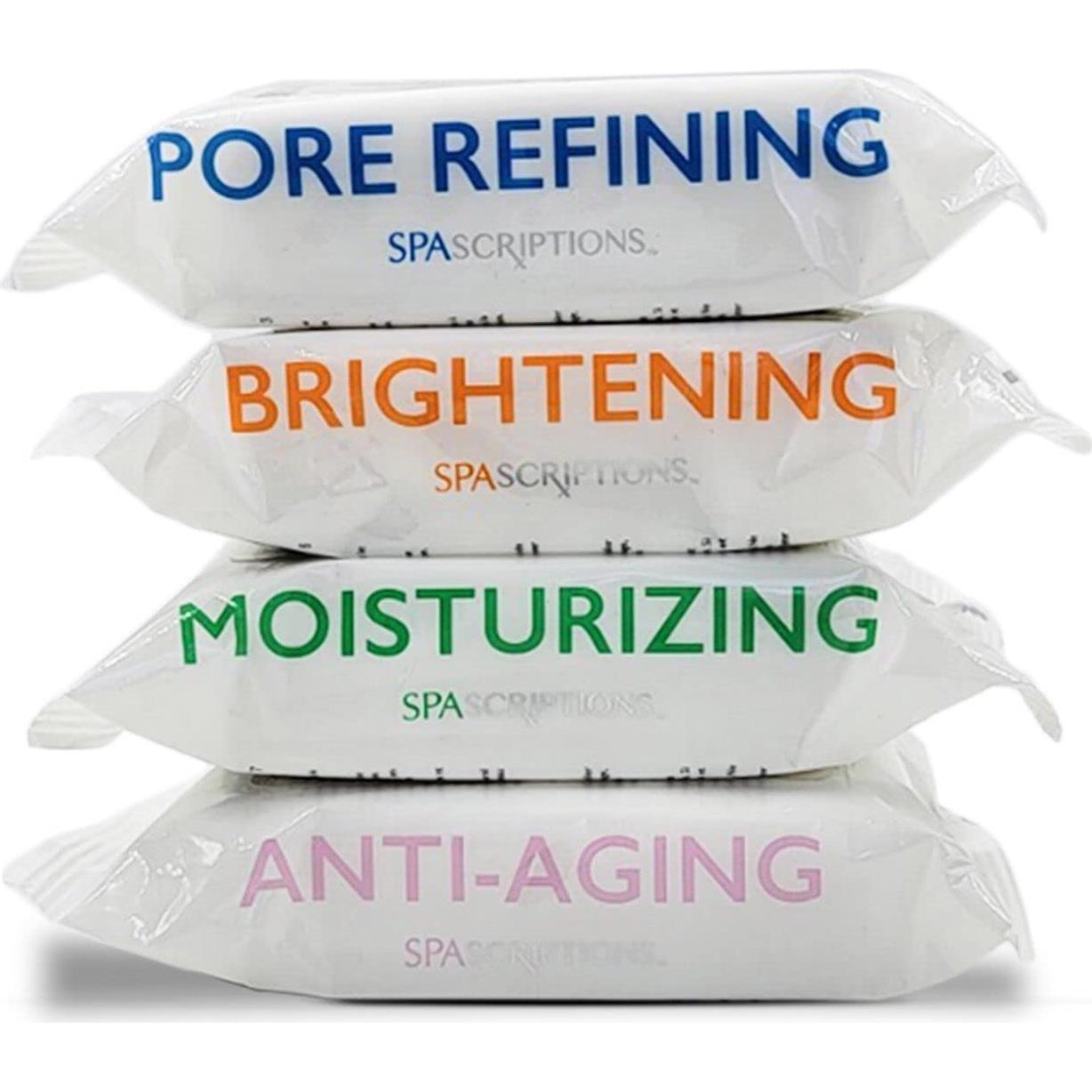 Toallitas Limpiadoras Spascriptions 4 en 1 Hidratantes 120 Ct