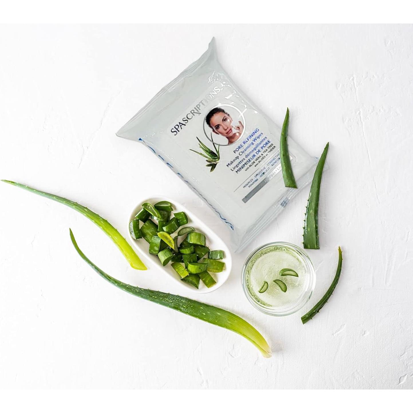 Toallitas Limpiadoras Spascriptions 4 en 1 Hidratantes 120 Ct