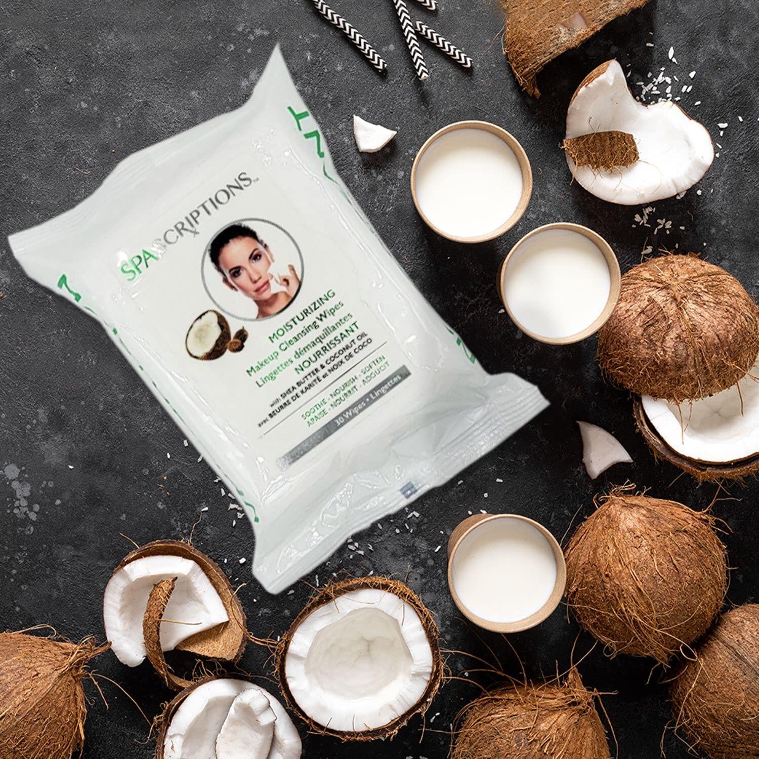 Toallitas Limpiadoras Spascriptions 4 en 1 Hidratantes 120 Ct