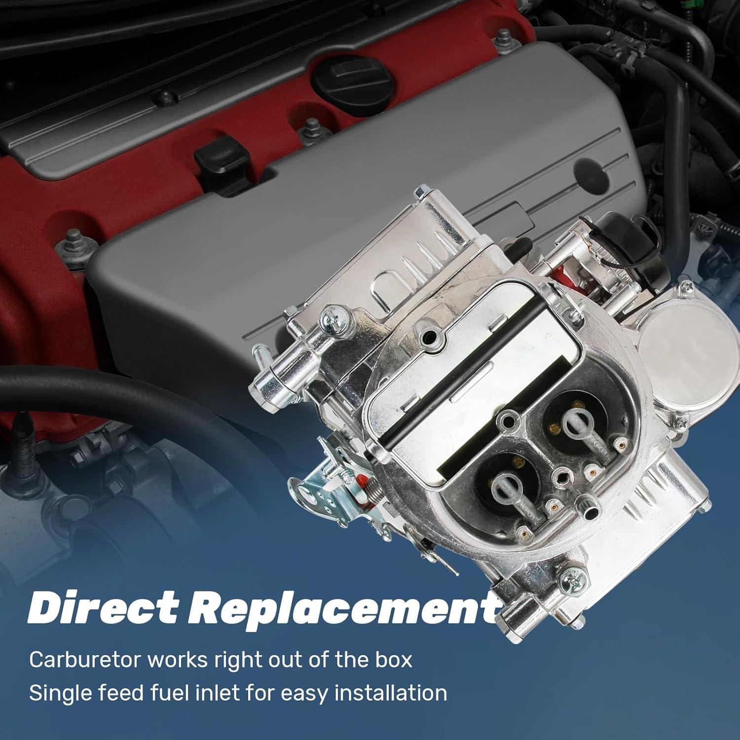 Carburador Genérico 0-80457S 600 CFM 4 Barriles Choke Eléctrico
