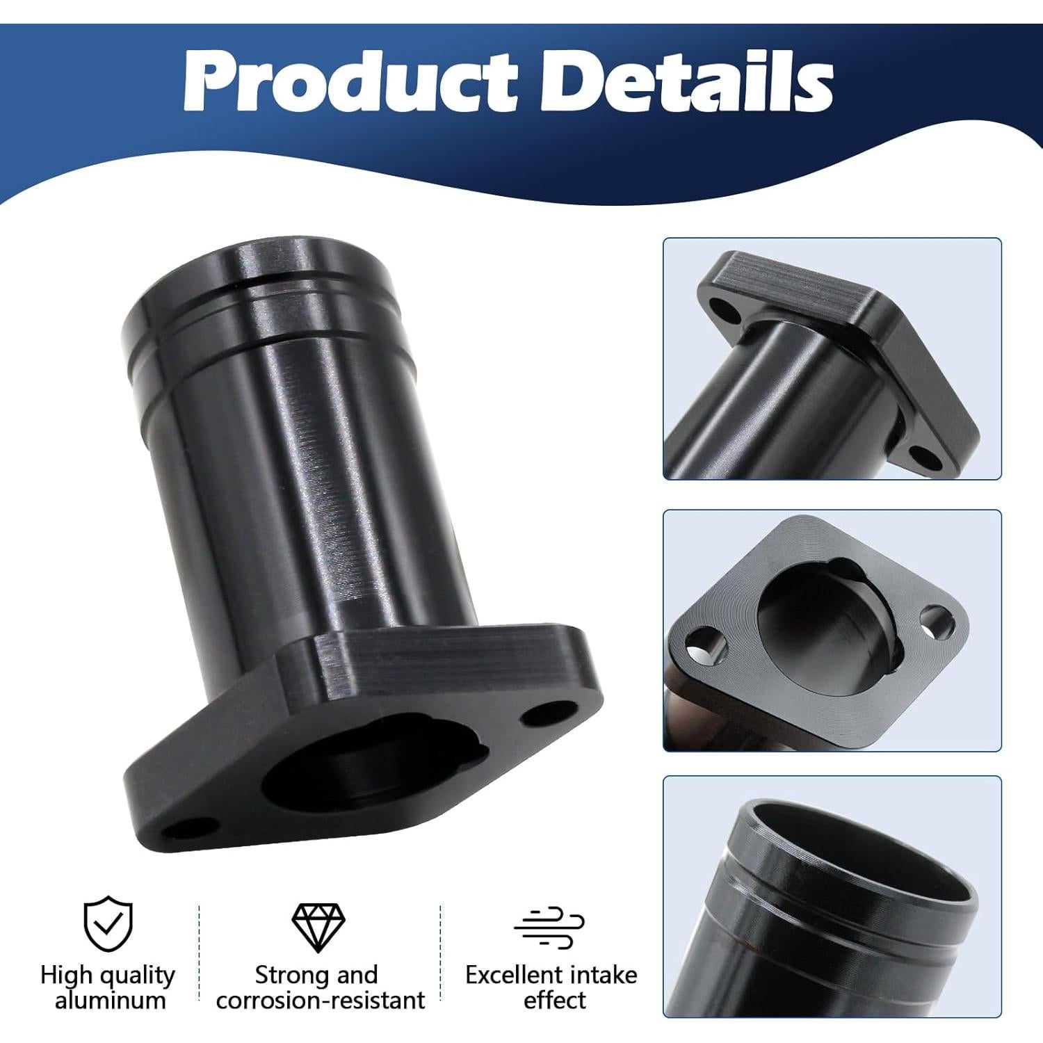 Colector de Admisión WNOOENG para Motor Predator 212cc 224cc