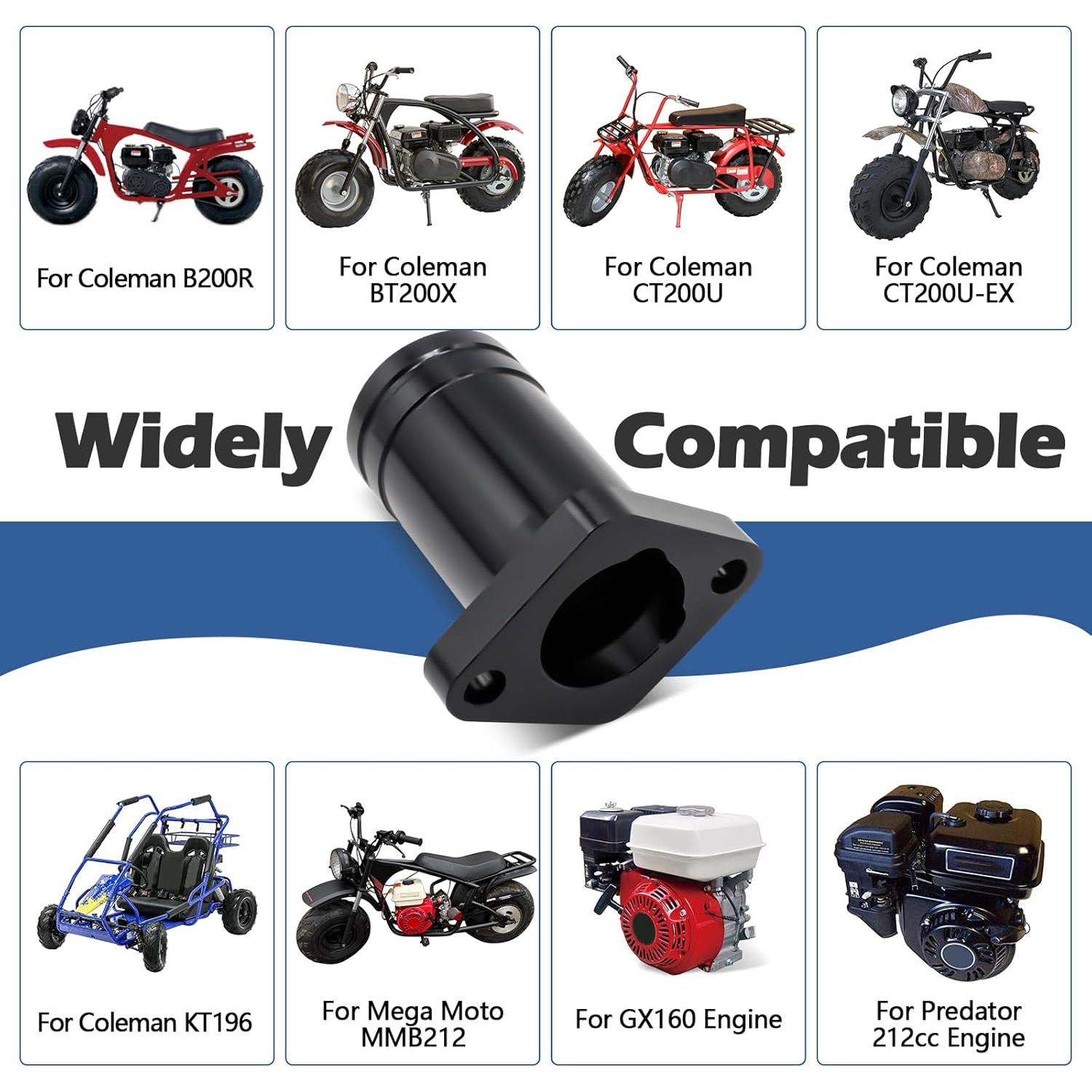 Colector de Admisión WNOOENG para Motor Predator 212cc 224cc