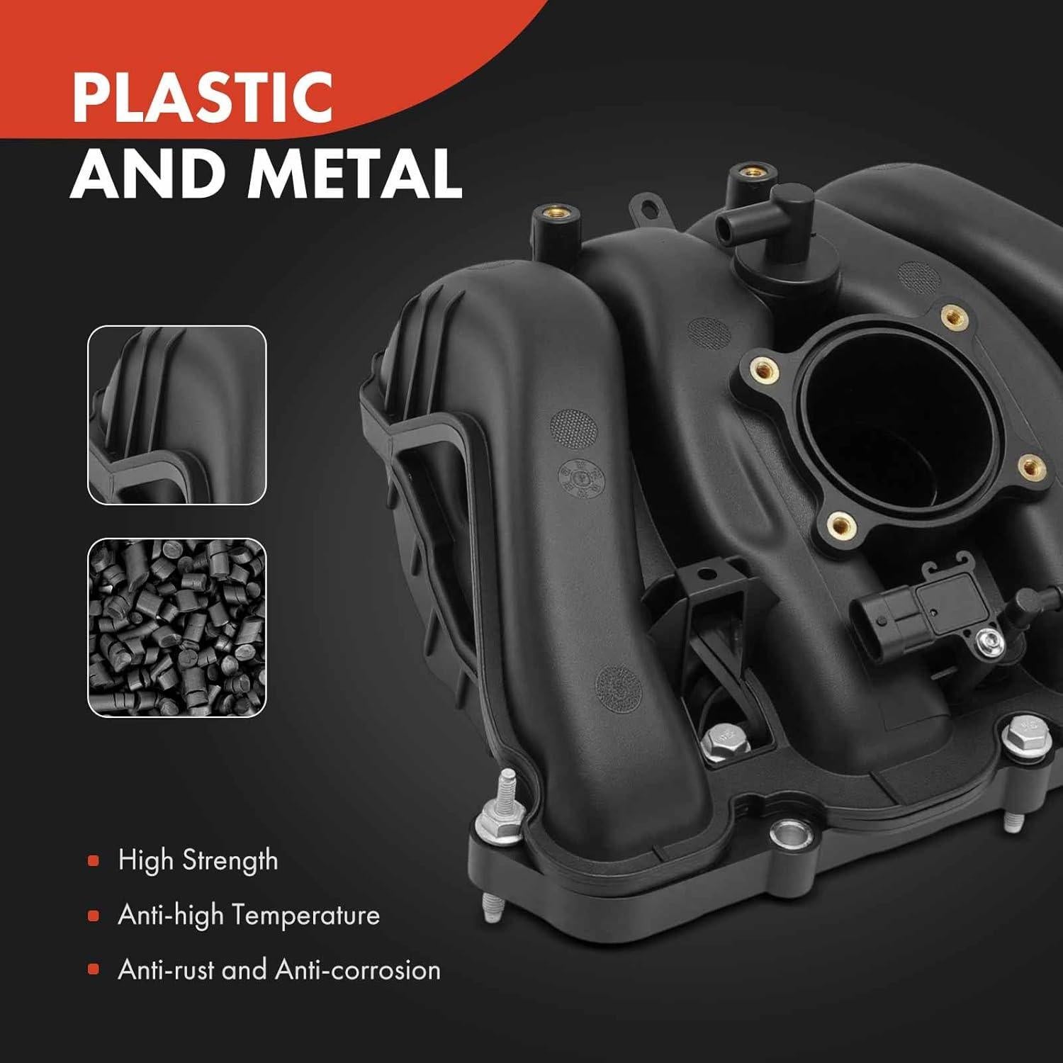 Colector de Admisión A-Premium para Chevy, GMC, Buick 2.4L