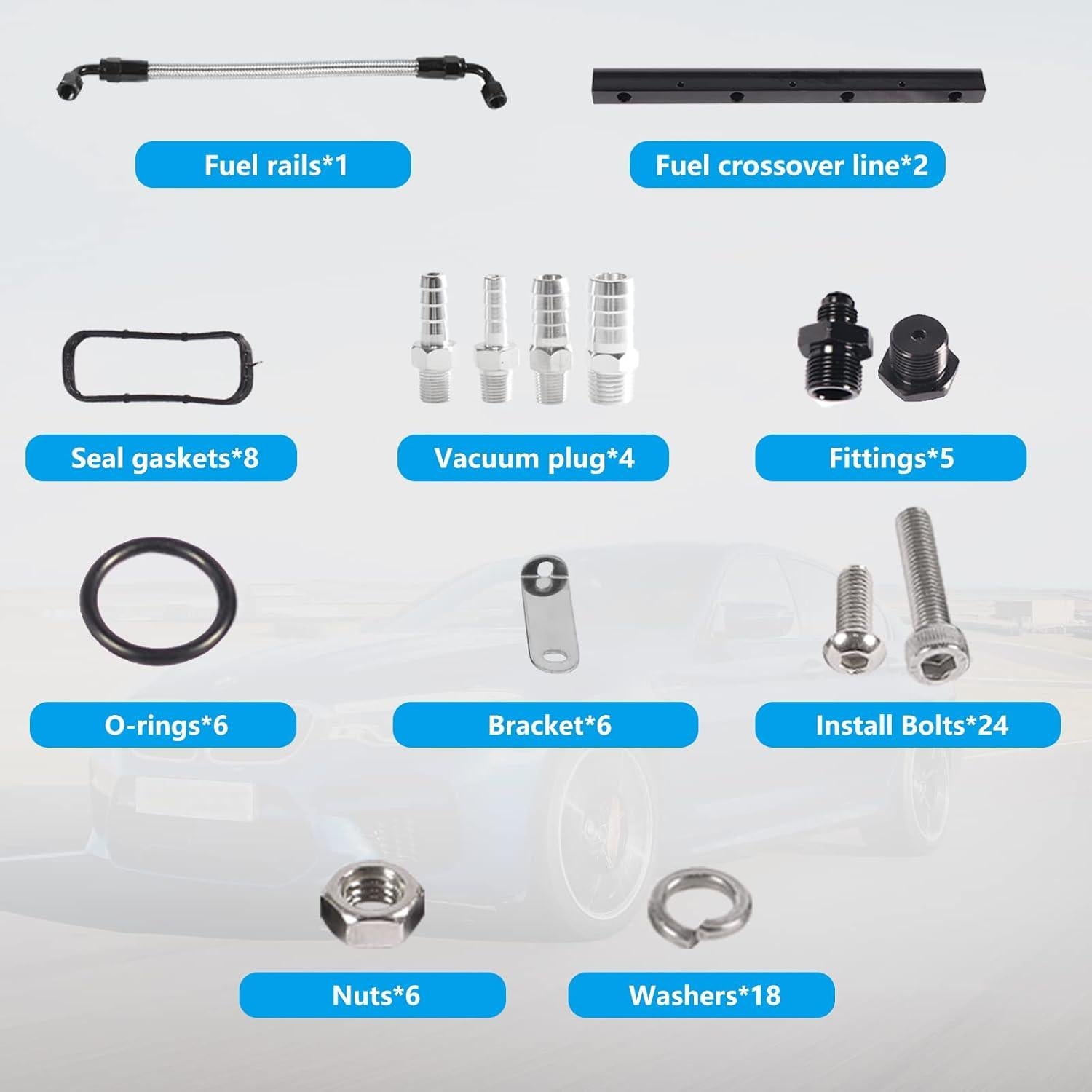 Colector de admisión YIUIY 102mm para Chevy GMC Pontiac