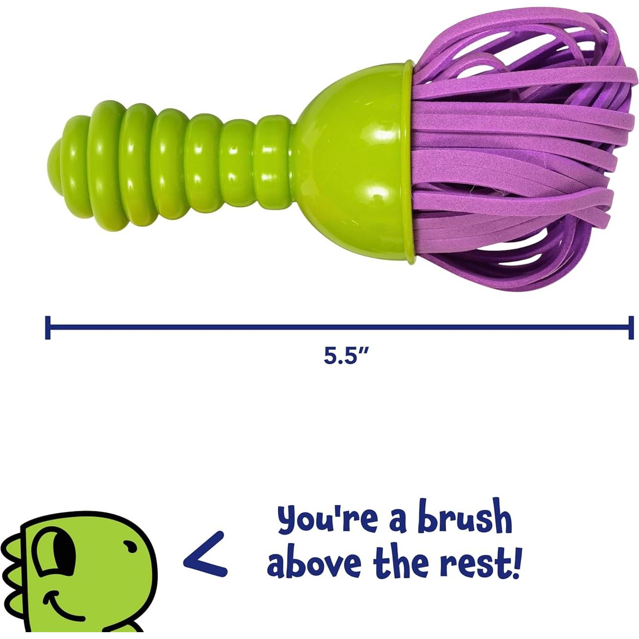 Pinceles de Pintura para Niños LISTO PARA APRENDER - 4 Esponjas Verdes