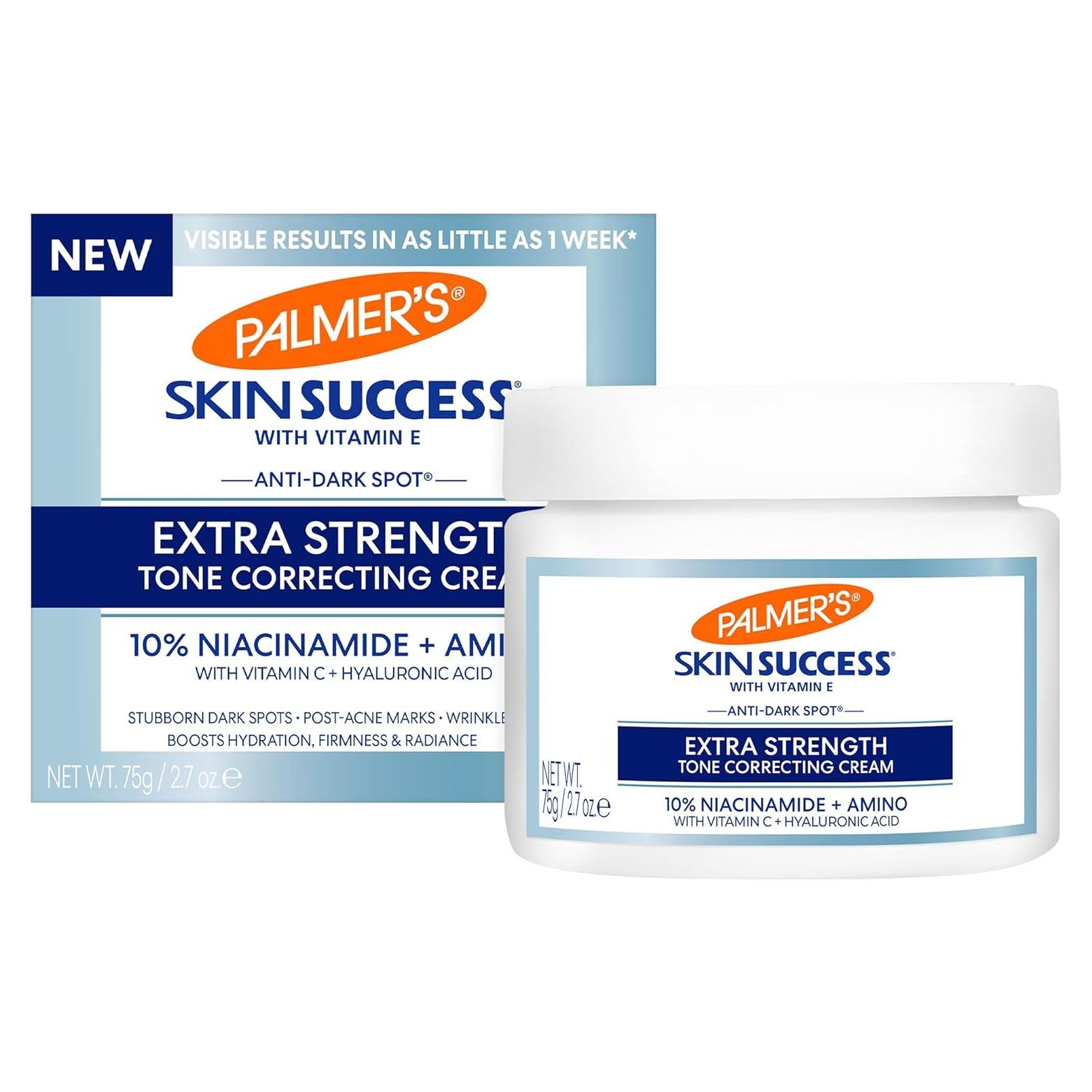 Crema Facial Correctora de Tono Palmer's 80 ml Hidratante