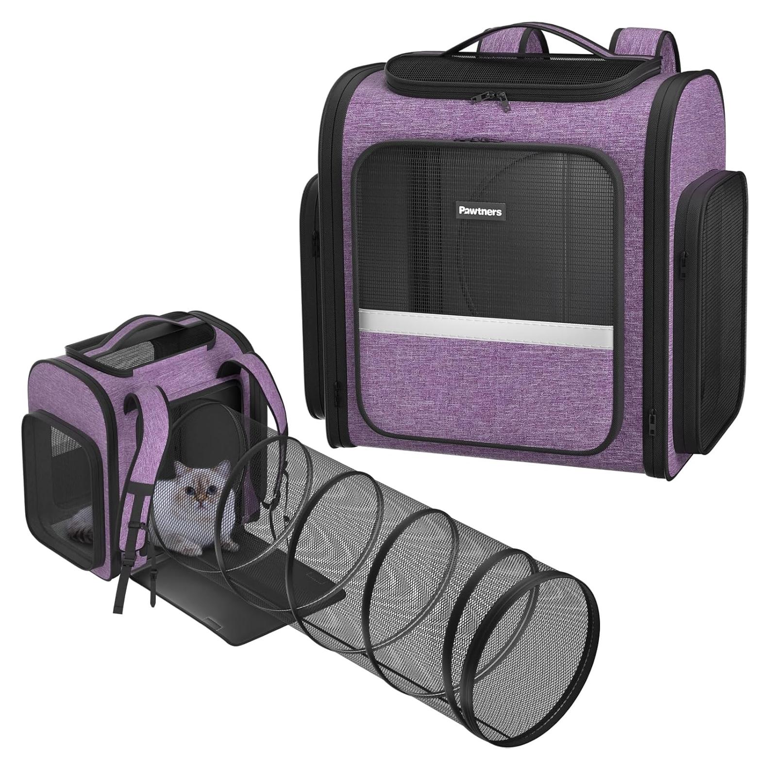 Mochila Transportadora Pawtners para Gatos y Perros 8,16 kg