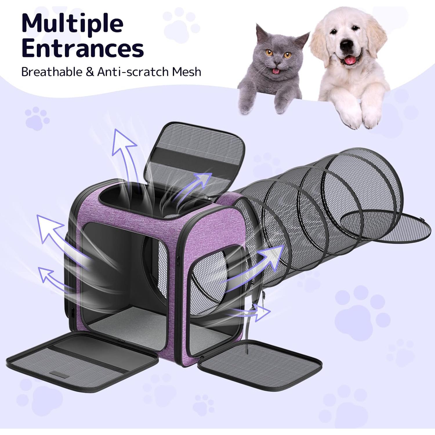 Mochila Transportadora Pawtners para Gatos y Perros 8,16 kg
