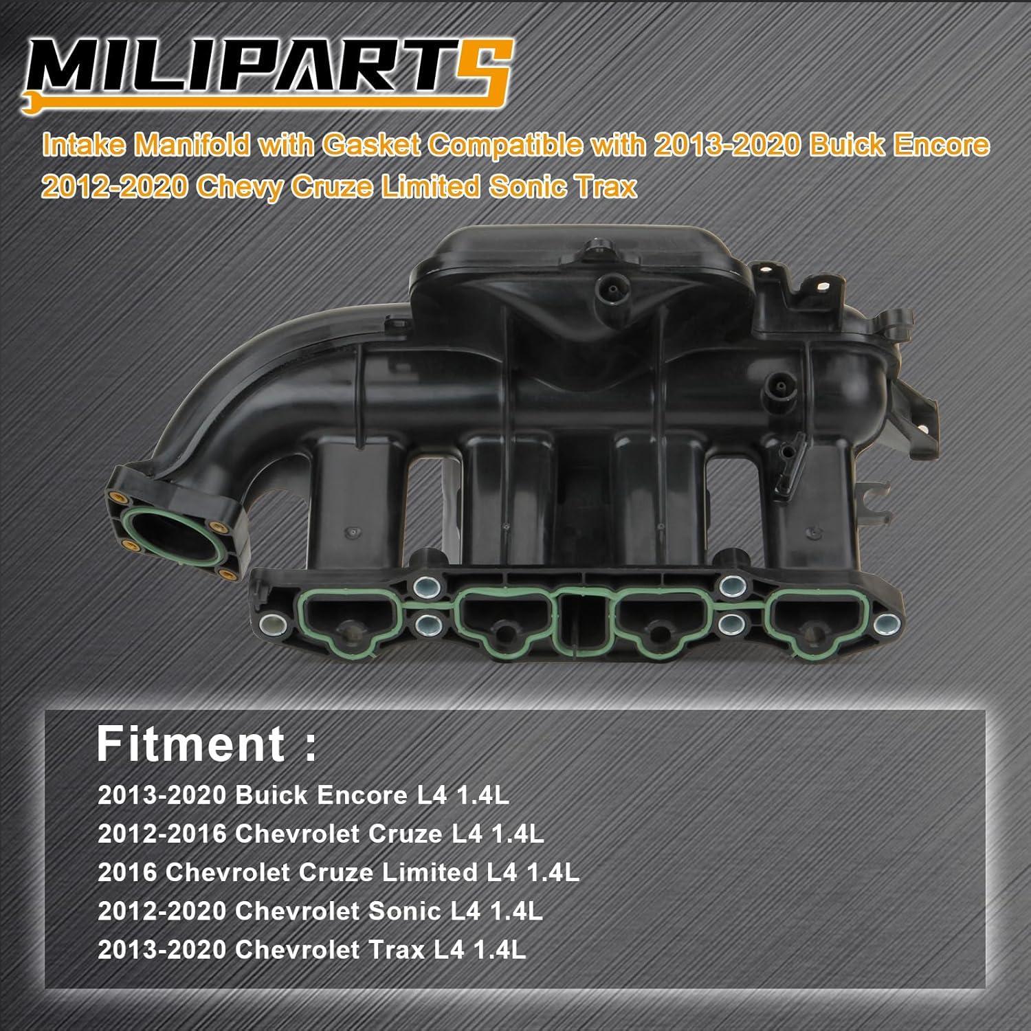 Conjunto Colector de Admisión MILIPARTS 2013-2021 Buick/Chevy