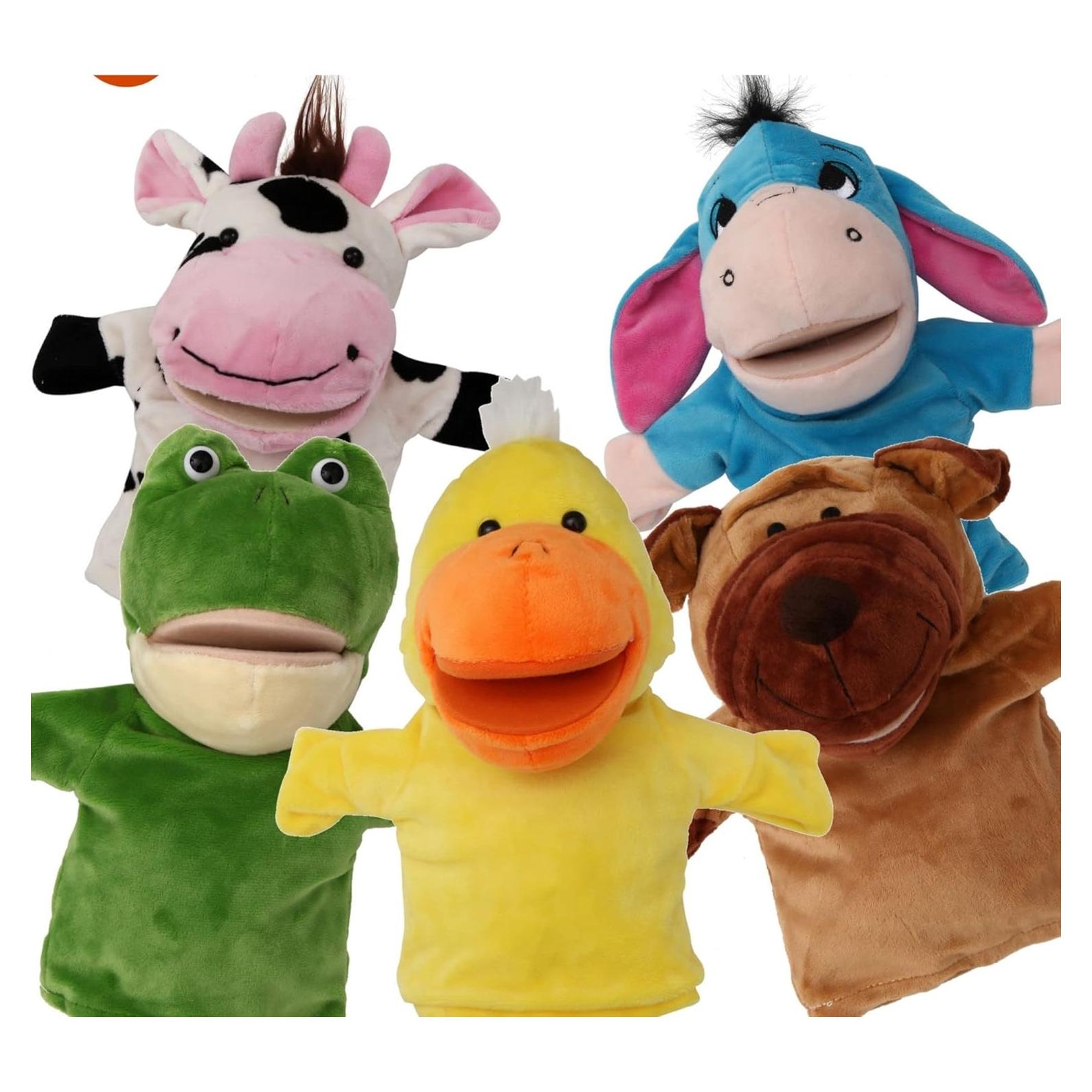 Juego de Marionetas de Mano de Animales BetterLine - 31.75 cm