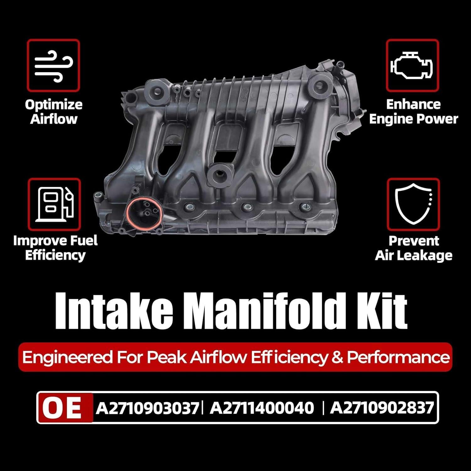 Colector de Admisión MITZONE para Mercedes-Benz 1.8L 2011-2015