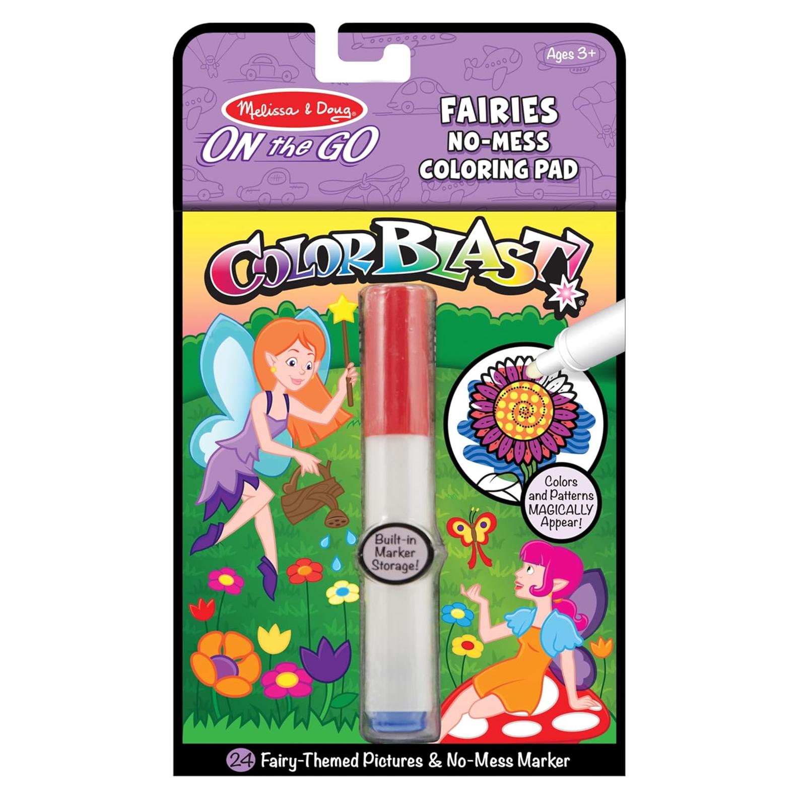 Libro de Actividades Melissa & Doug ColorBlast! Hada - 24 Páginas