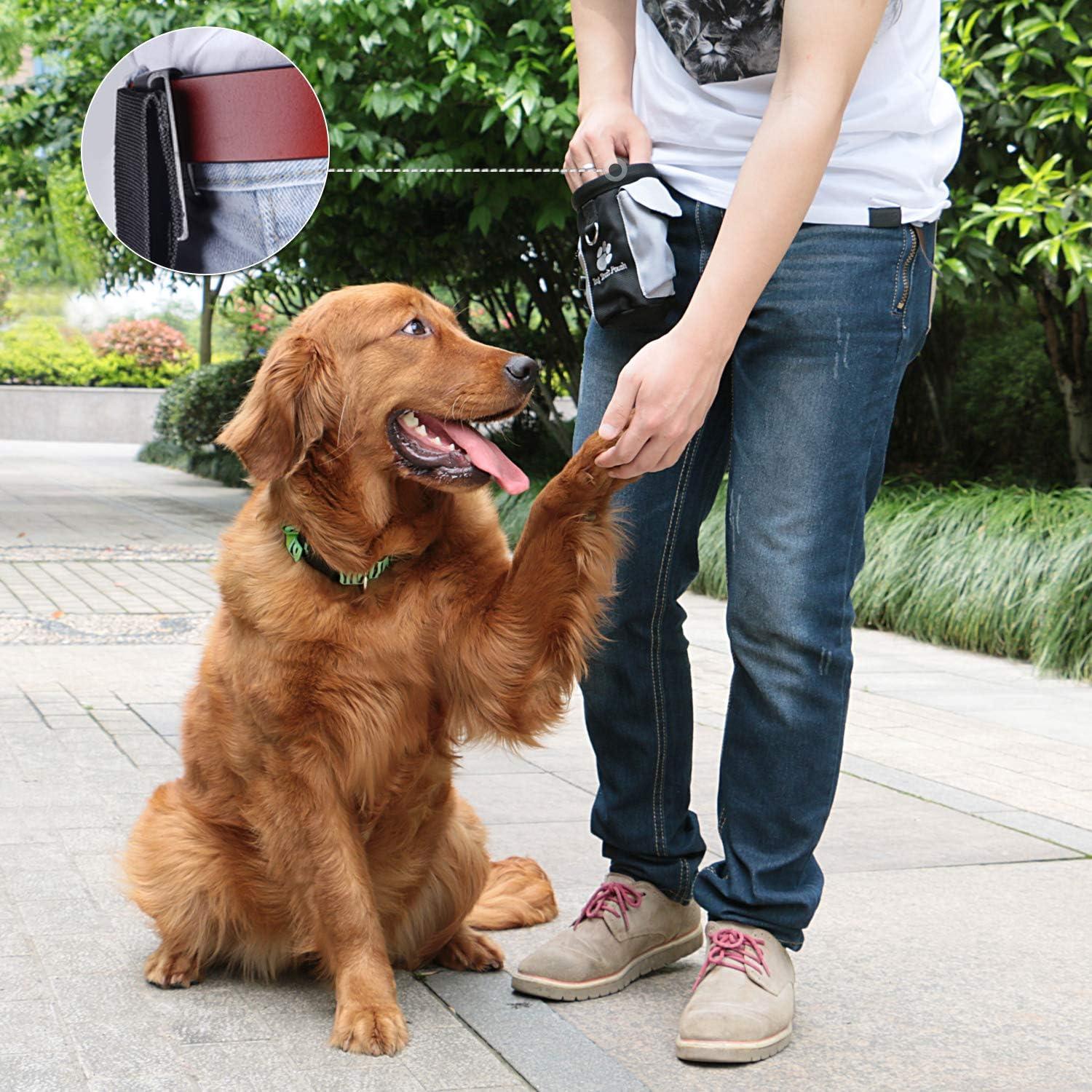 Bolsa de Golosinas para Perros AMZNOVA, 3 Tazas, Negro