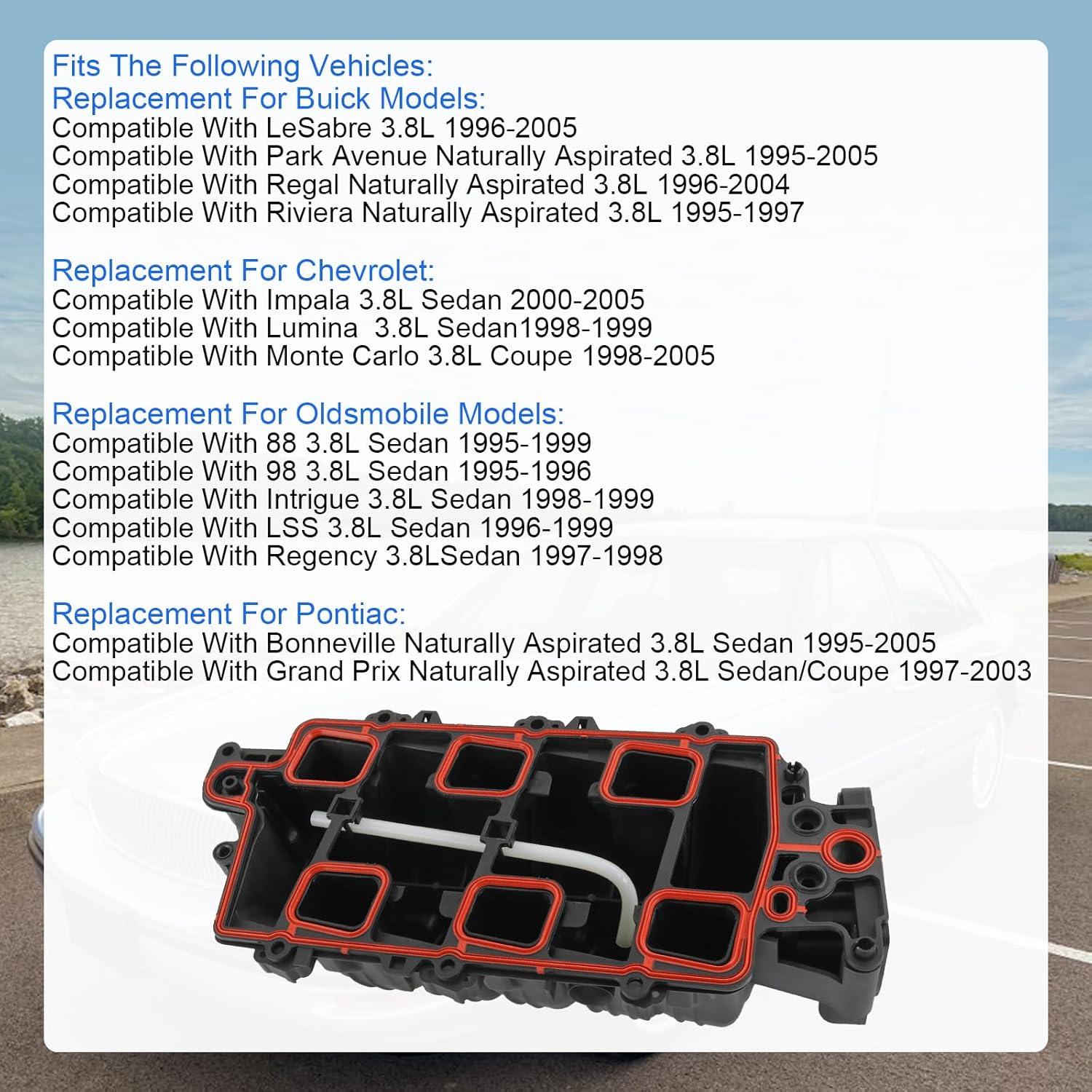 Colector de Admisión RADHLBNIU para Chevy Impala 2000-2005