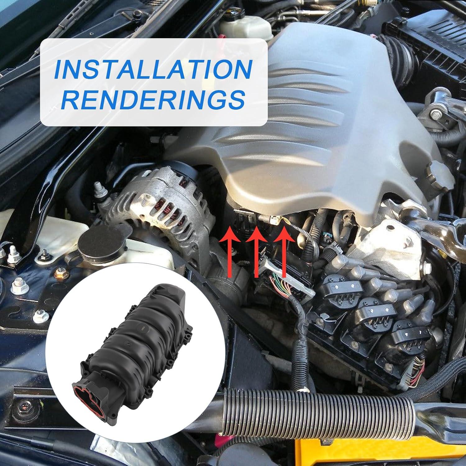 Colector de Admisión RADHLBNIU para Chevy Impala 2000-2005