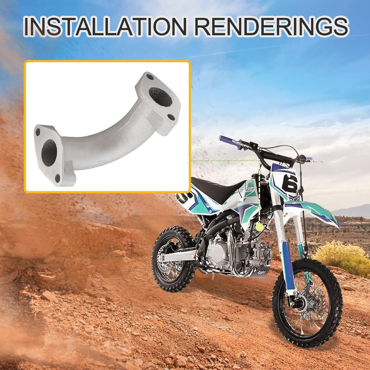 Tubo de Colector de Admisión GOOFIT 50cc-110cc ATV Go-Kart