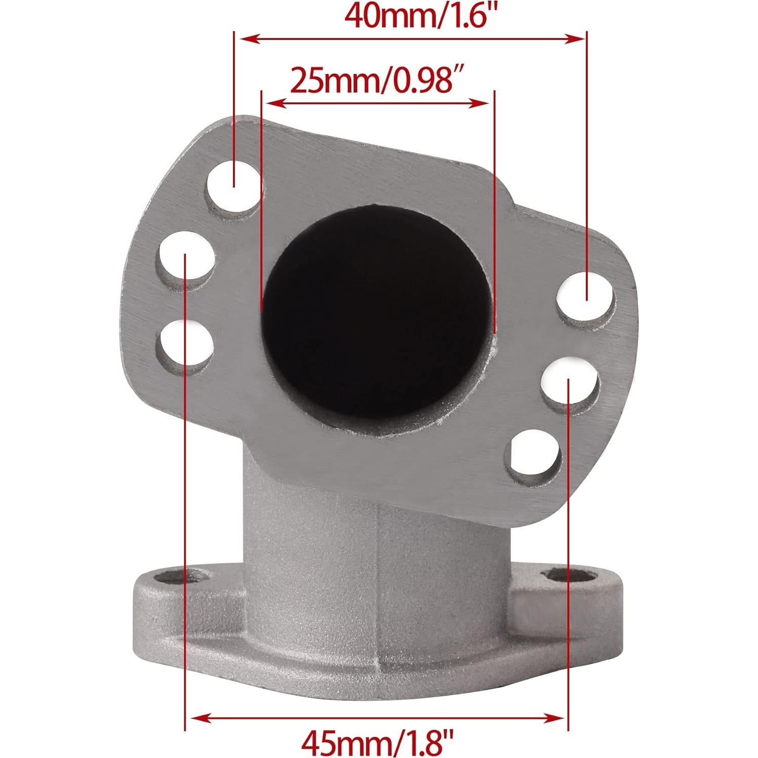 Tubería de Colector de Admisión 28mm WOOSTAR para Motor YX GPX 150cc 160cc