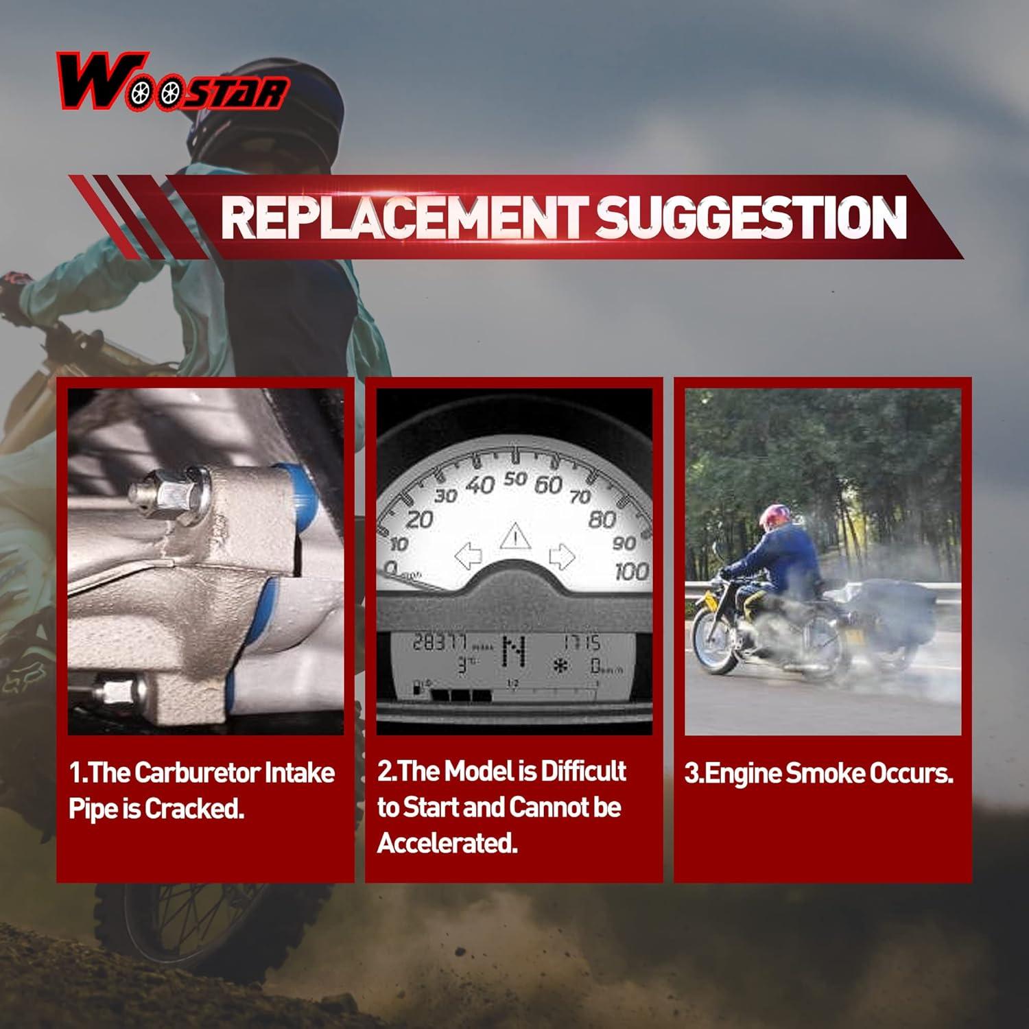 Tubería de Colector de Admisión 28mm WOOSTAR para Motor YX GPX 150cc 160cc