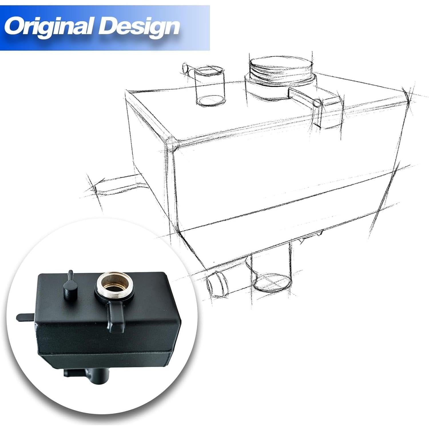 Tanque de Refrigerante KOKSHELY para Jeep Wrangler JL 2018+