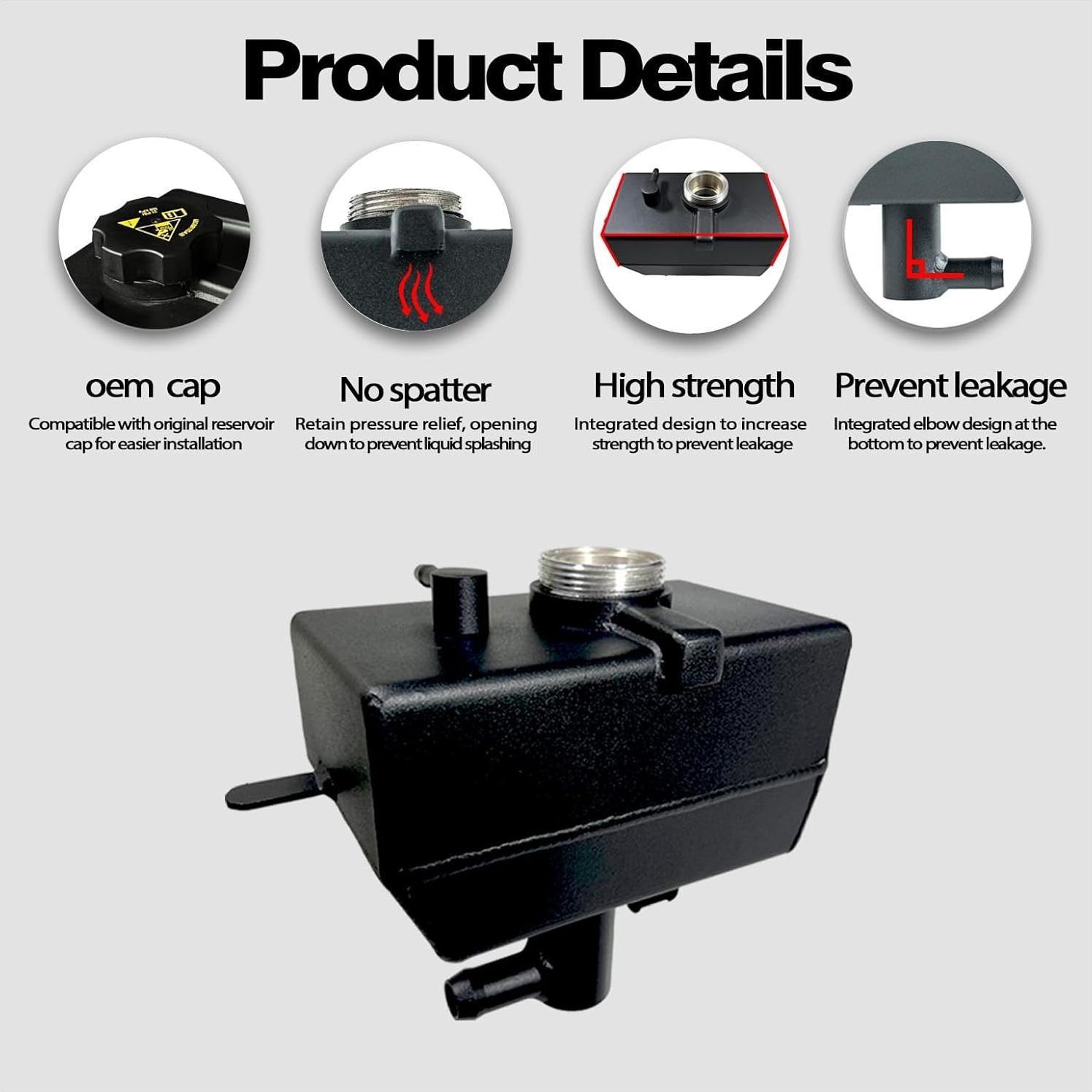 Tanque de Refrigerante KOKSHELY para Jeep Wrangler JL 2018+