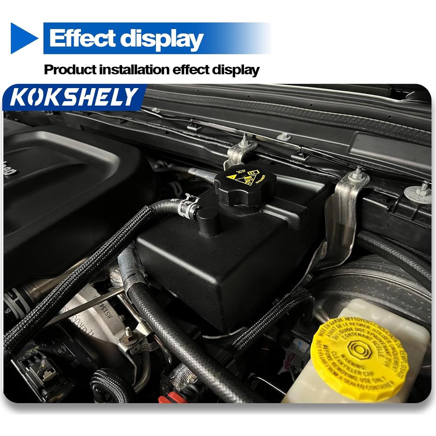 Tanque de Refrigerante KOKSHELY para Jeep Wrangler JL 2018+