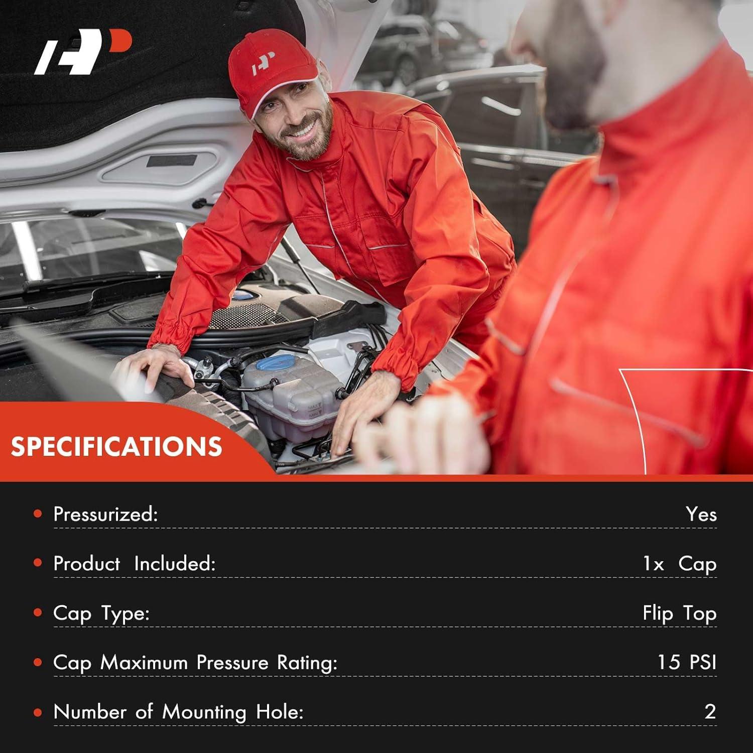 Tanque de Recuperación de Refrigerante A-Premium para Dodge Journey 2009-2020 1.5L