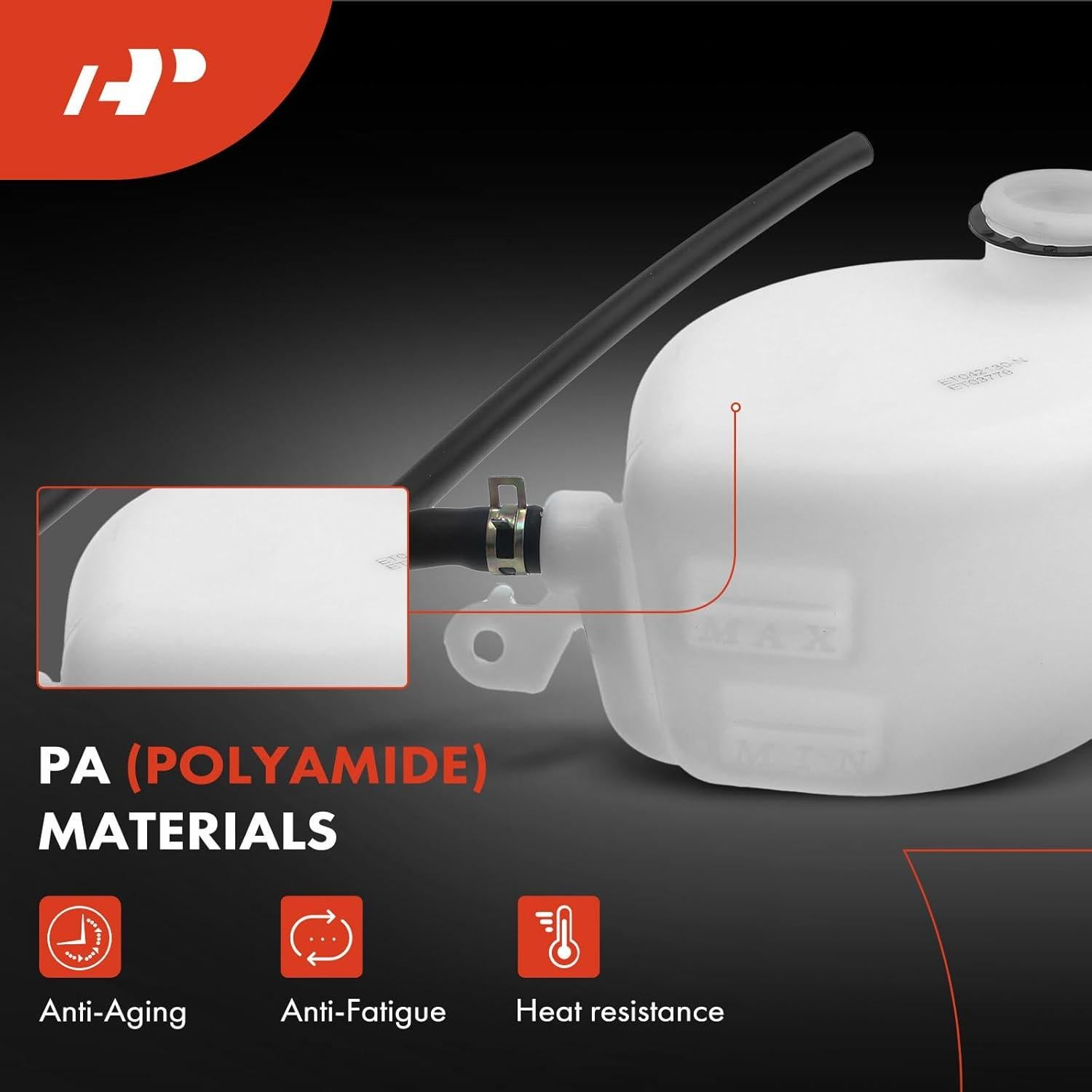 Tanque de Recuperación de Refrigerante A-Premium para Dodge Journey 2009-2020 1.5L