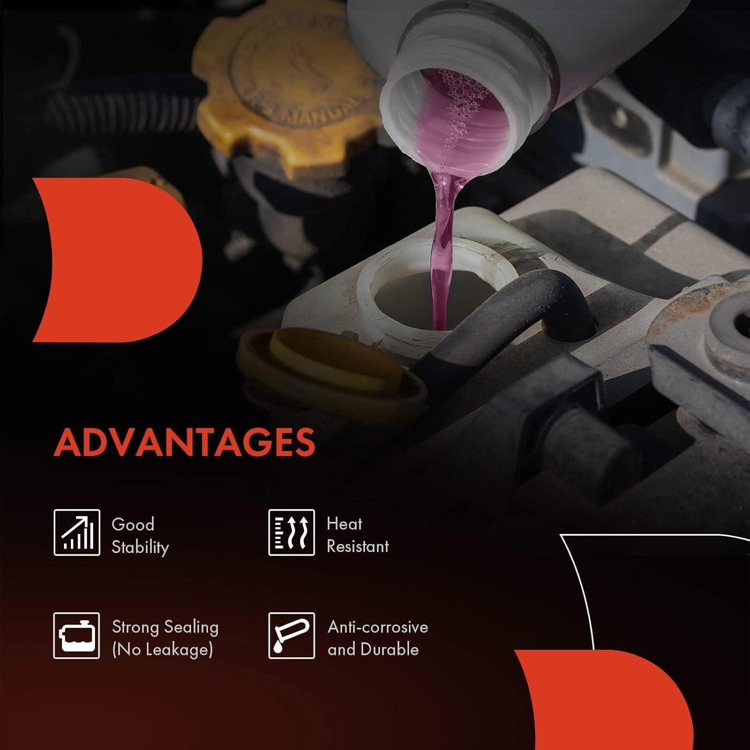 Tanque de Reserva de Refrigerante A-Premium con Sensor y Tapa