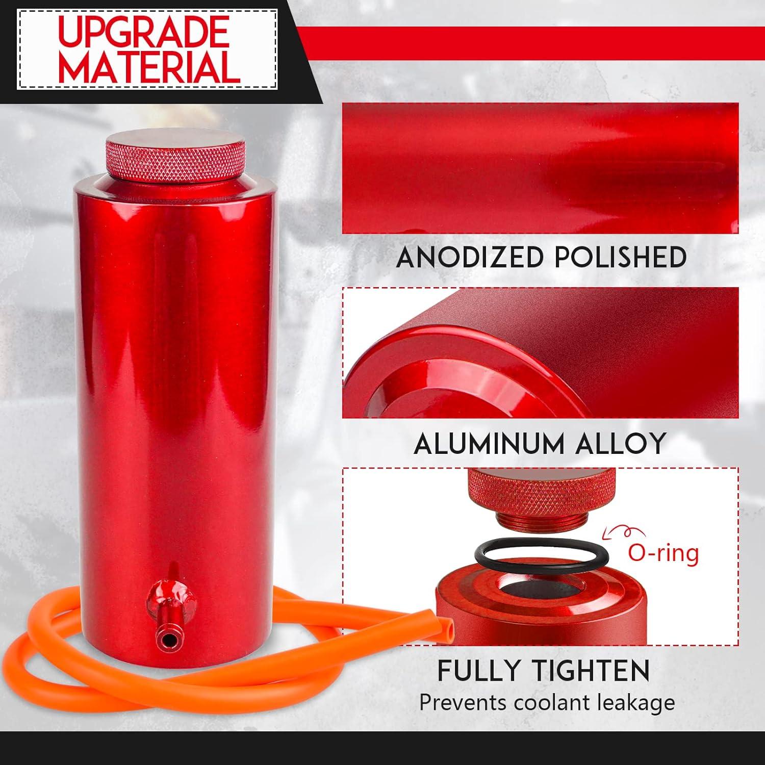 Tanque de Desbordamiento Dexepe 800ml Aluminio Rojo Universal