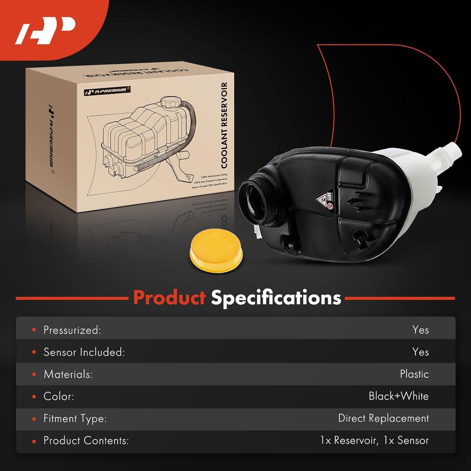 Tanque de Expansión A-Premium con Sensor para Mercedes-Benz 2.0L