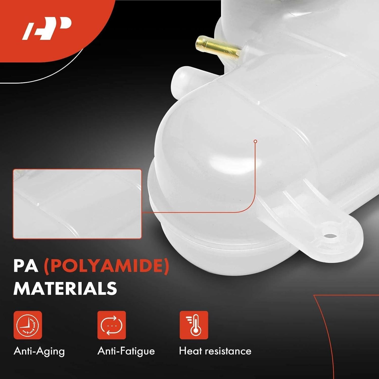 Tanque de Refrigerante A-Premium con Tapa para Chevrolet Spark 1.4L 2016-2022