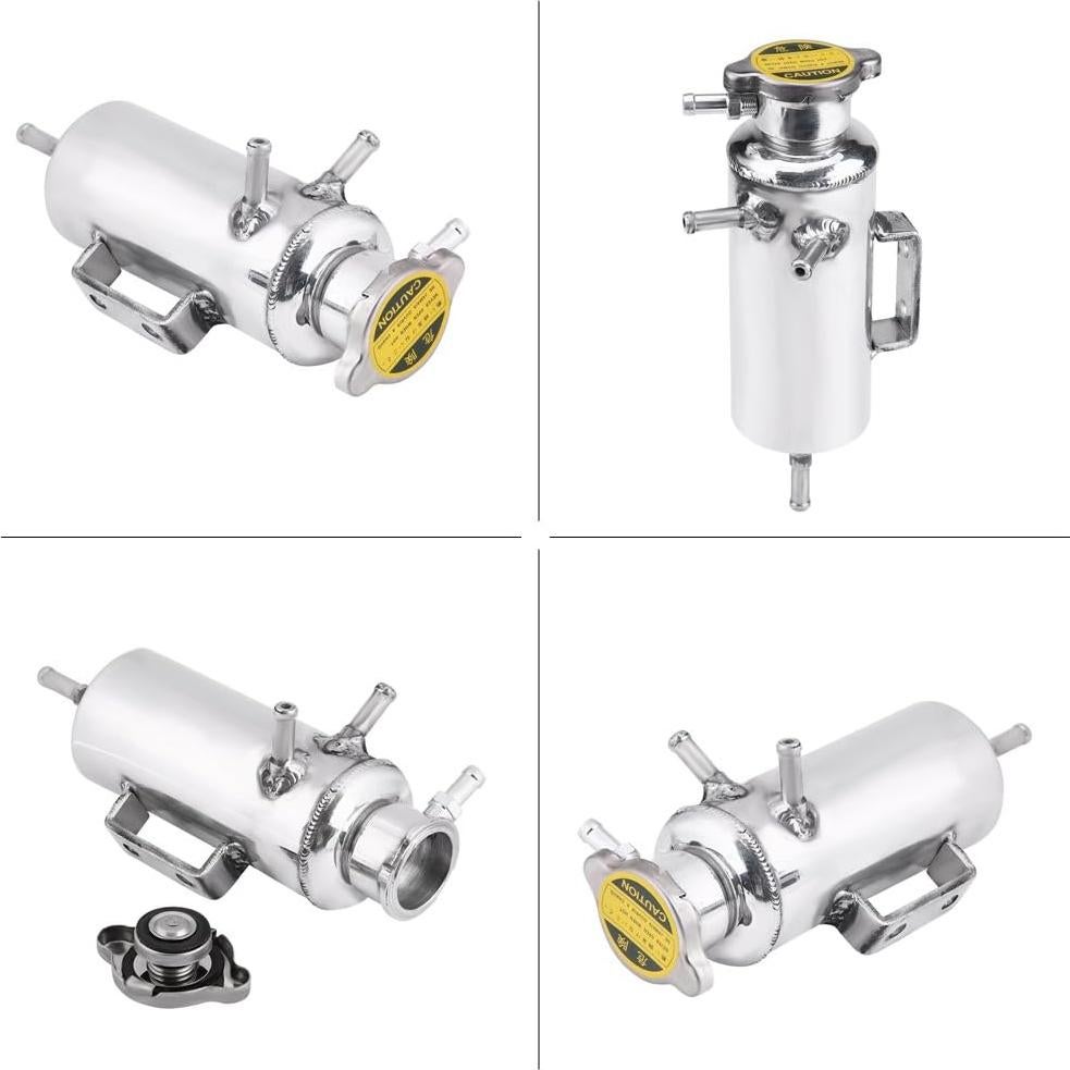 Tanque de Refrigerante Universal Aramox 350ml Aluminio Cromado