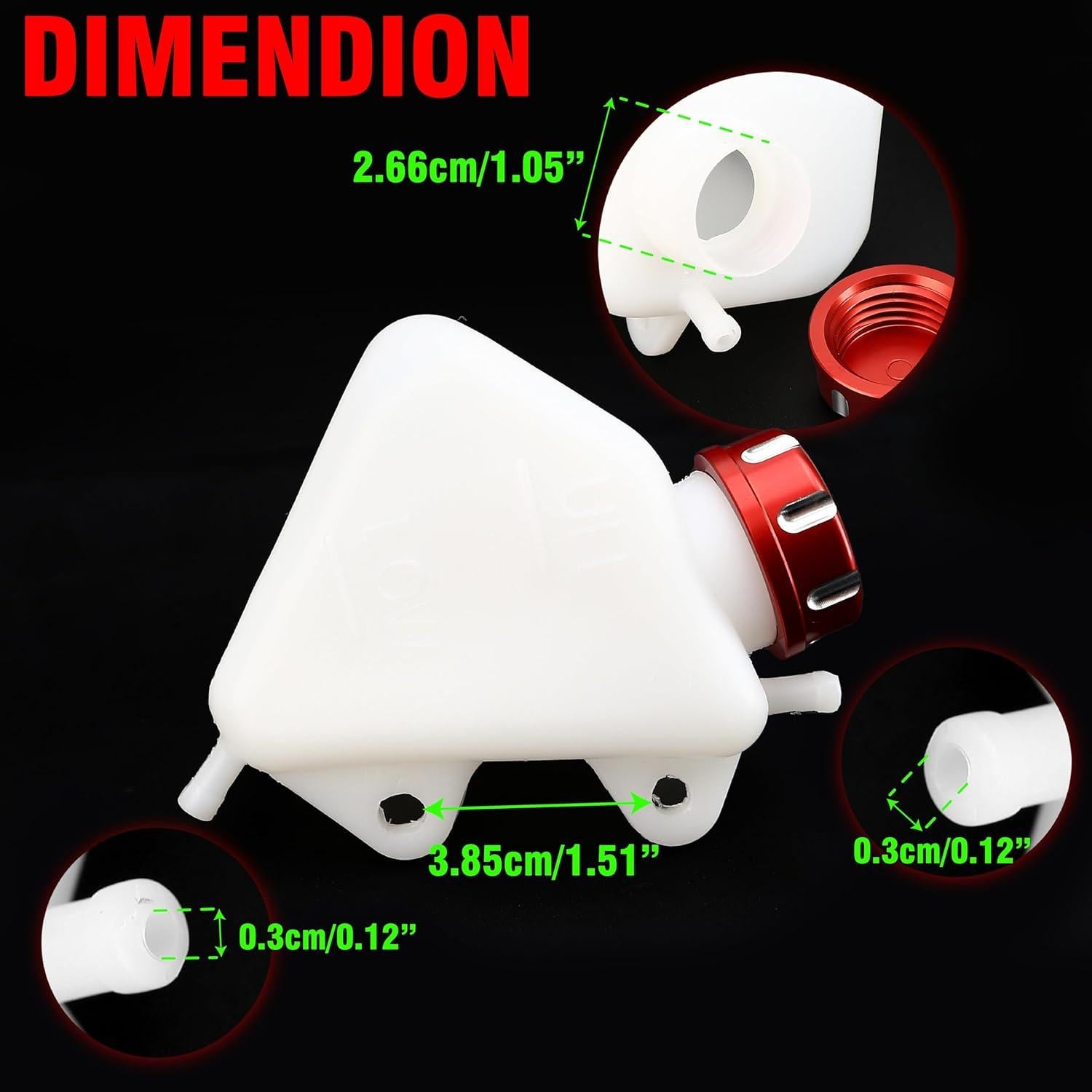 Tanque de Refrigerante BuleVina para Kawasaki KLX250 1994-2007