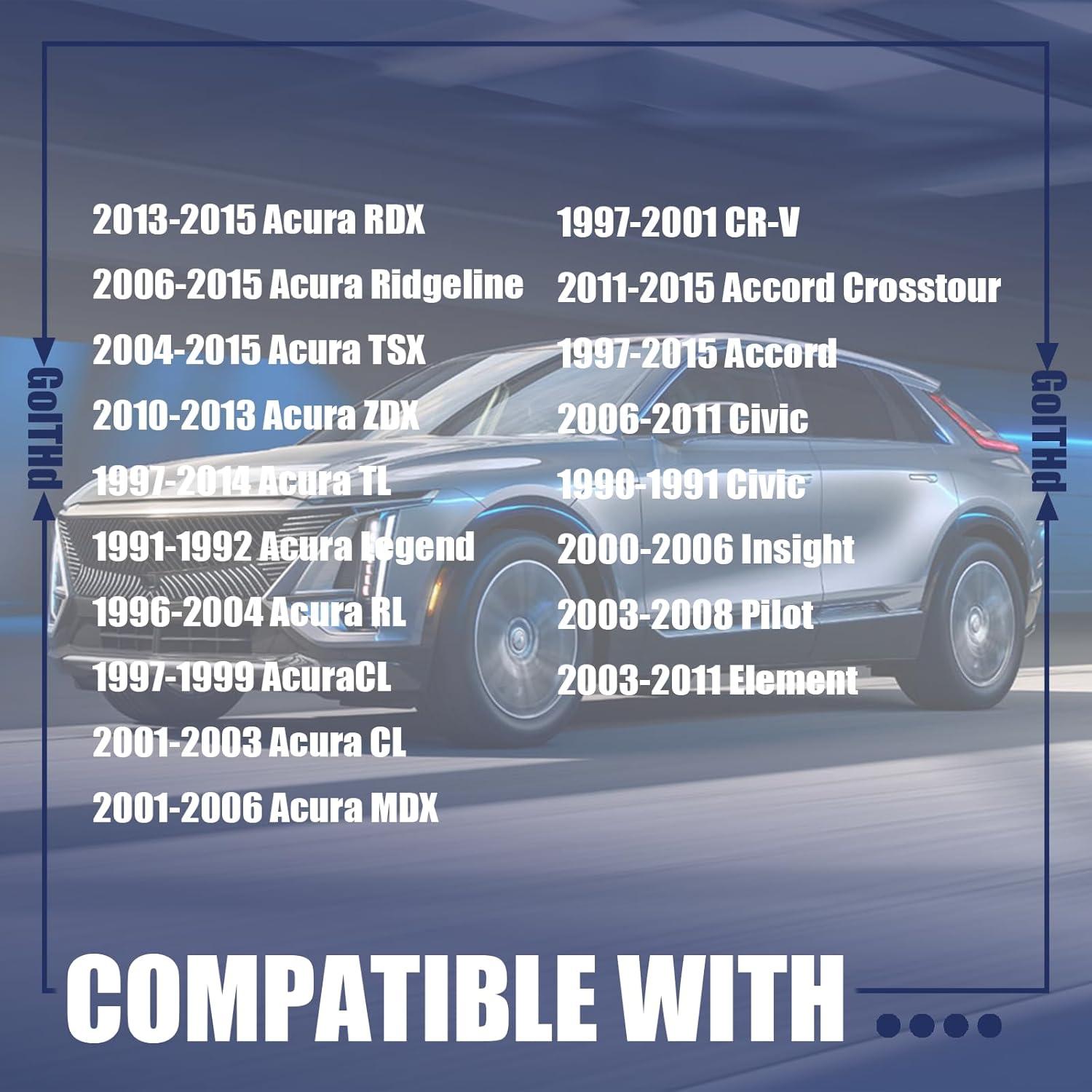 Tapa de desbordamiento radiador GolTHd para Honda Acura 19106-RNA-A48