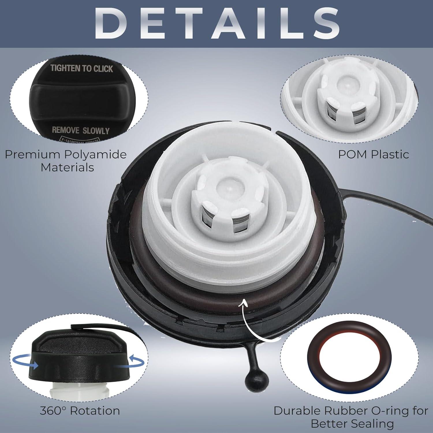 Tapa de Gas Manymiba 17670-SHJ-A31 para Honda y Acura