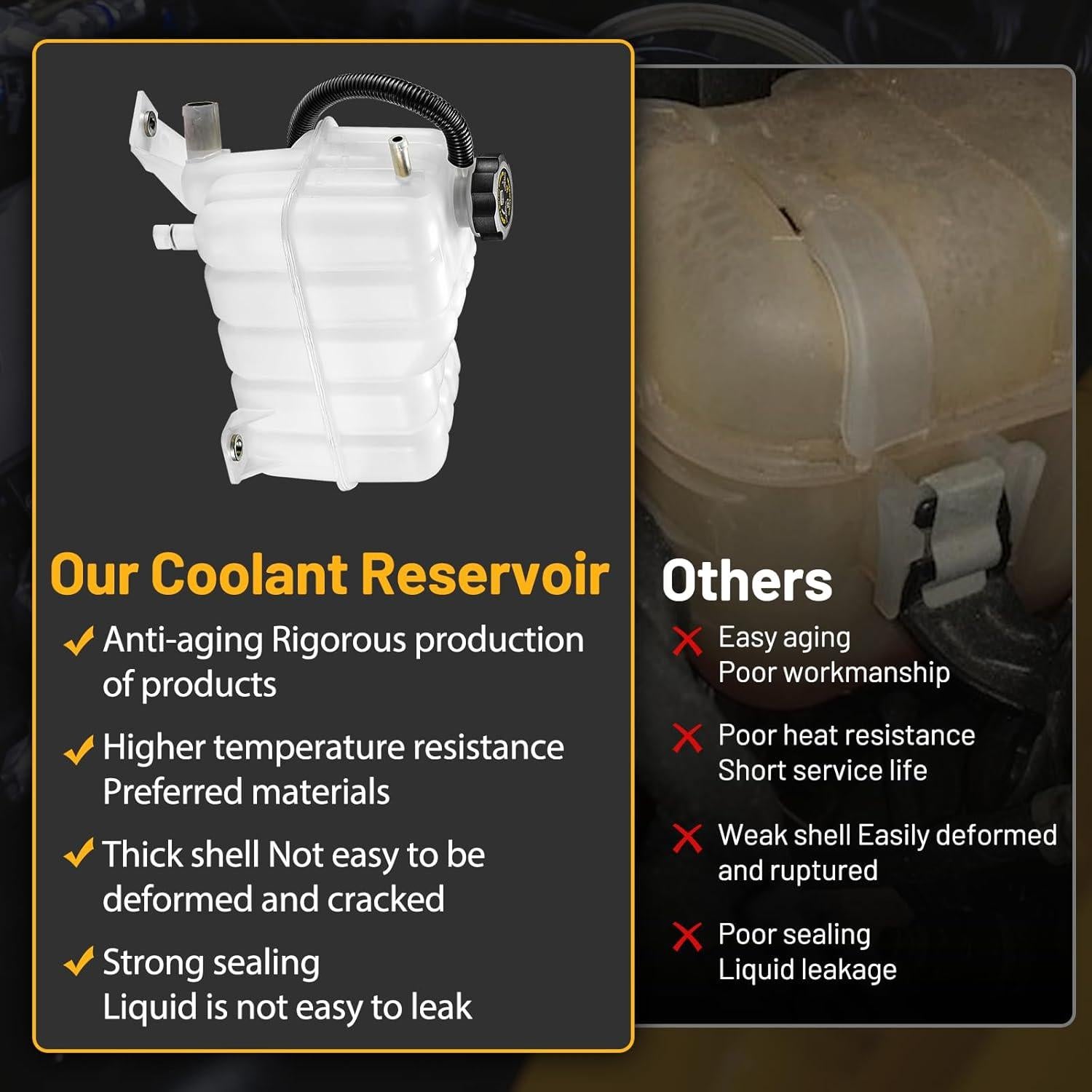 Tanque de Refrigerante SYKRSS 603-102 Compatible Chevy