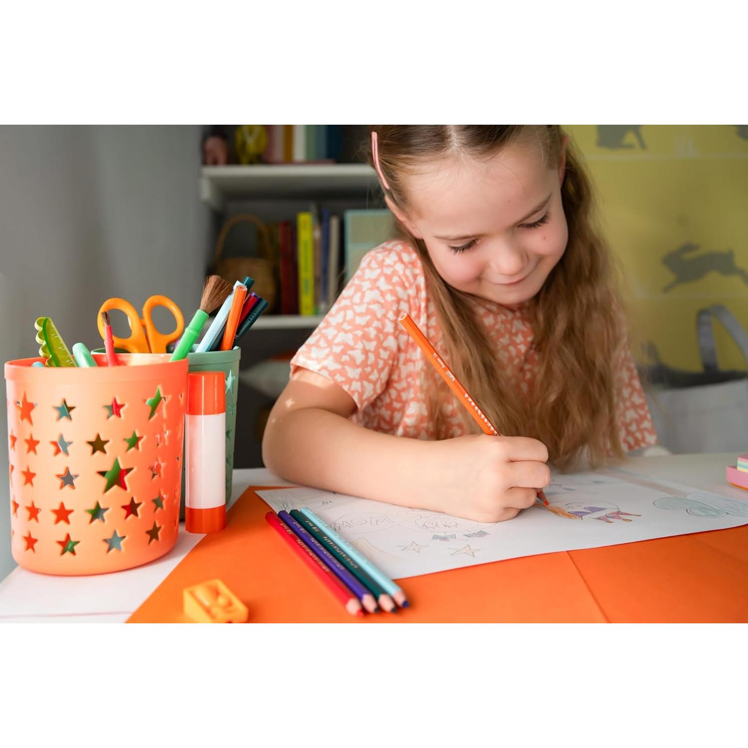 Lápices de Colorear BIC Kids Tropicolors - Estuche 24 Colores