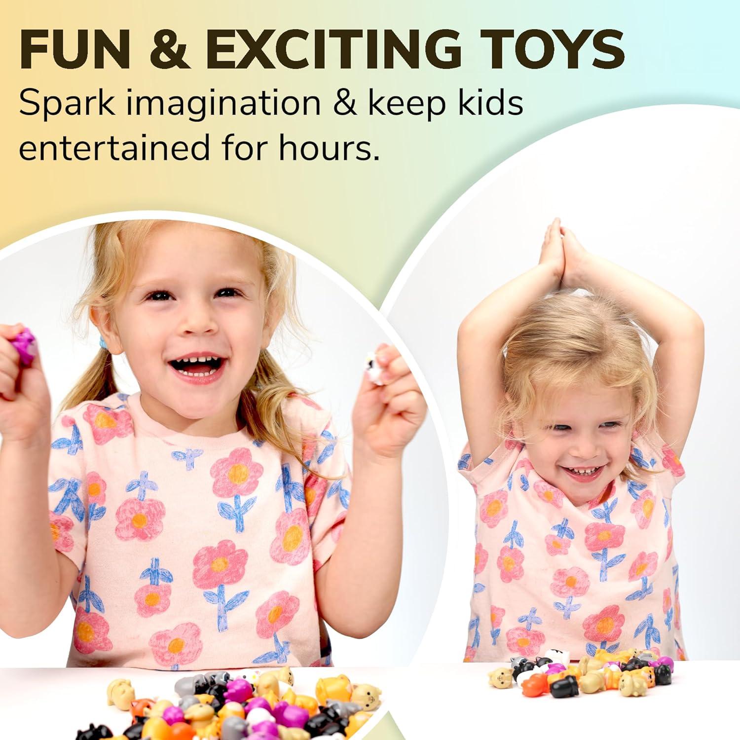 Figuras de Animales en Forma de Bellota Entervending - 25 Piezas