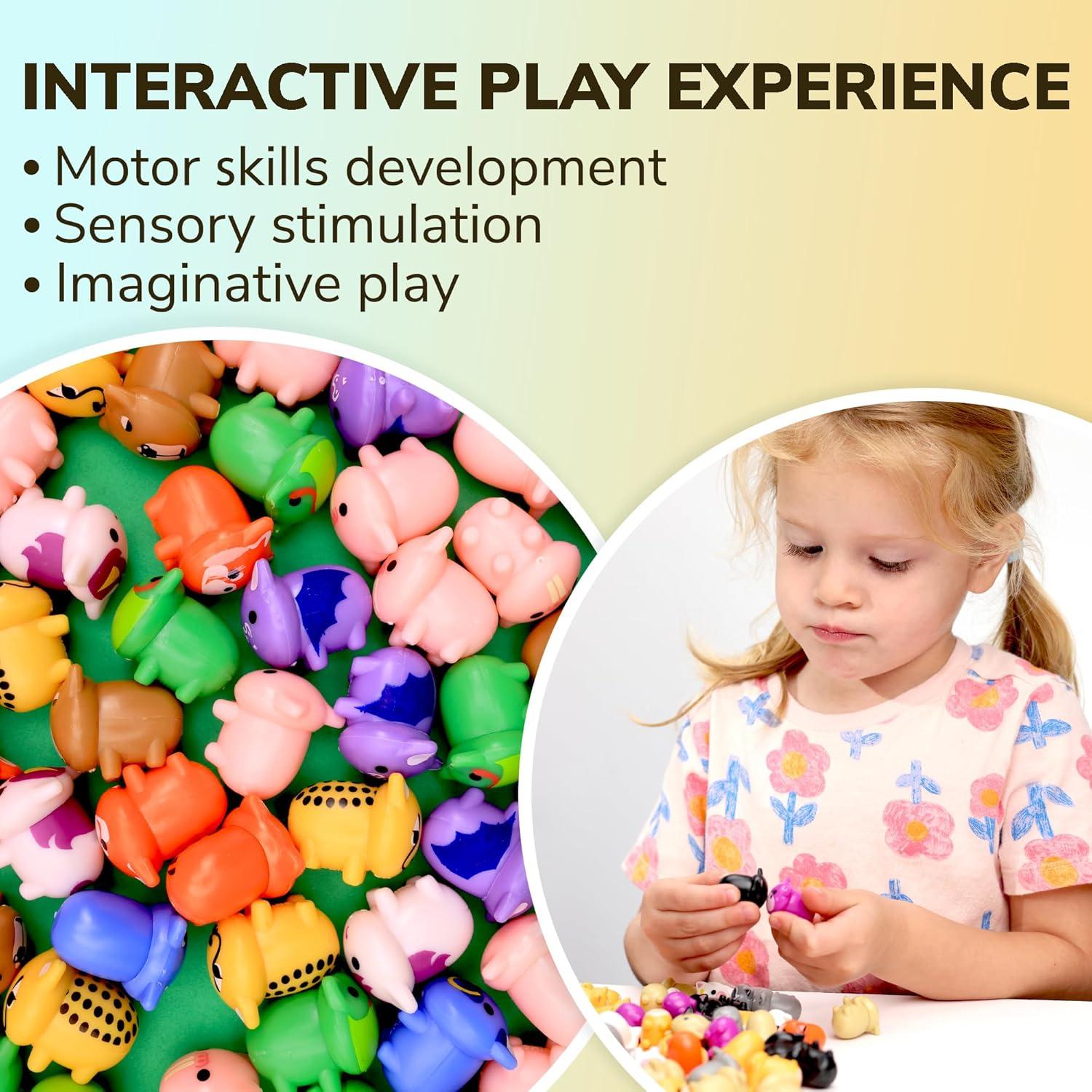 Figuras de Animales en Forma de Bellota Entervending - 25 Piezas